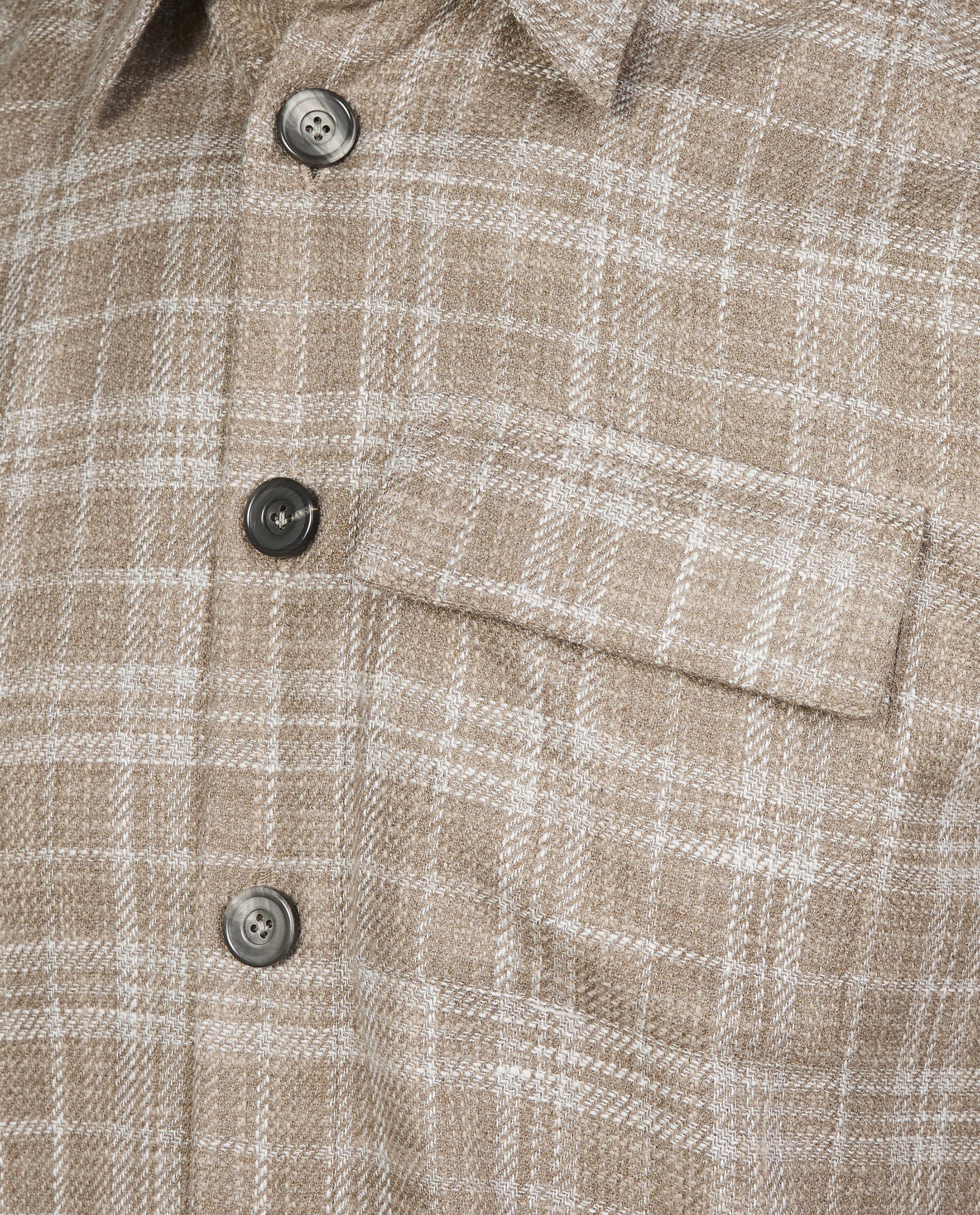 Cashmere Mix Overshirt - Lichtbruin - Image 4