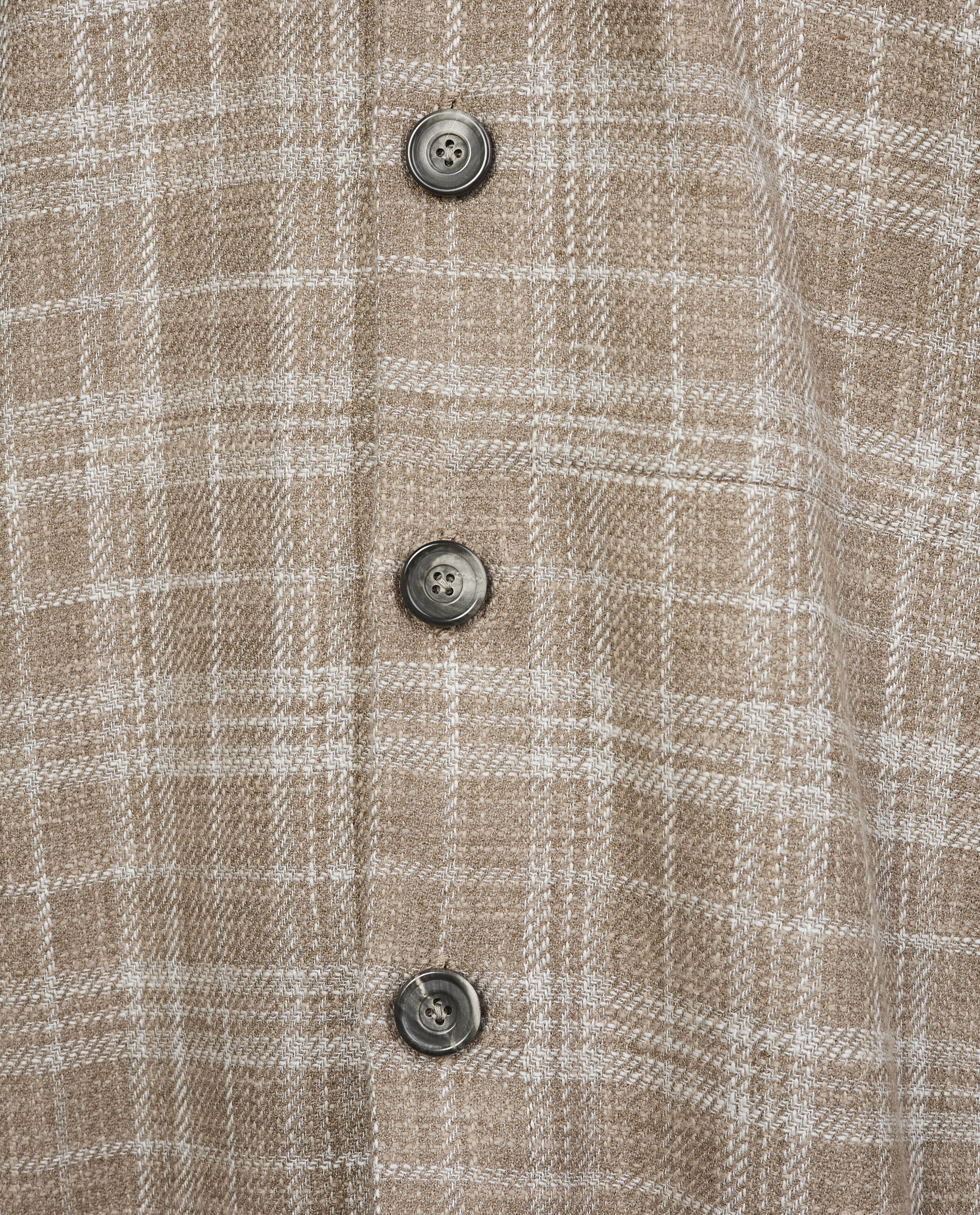 Cashmere Mix Overshirt - Lichtbruin - Image 5