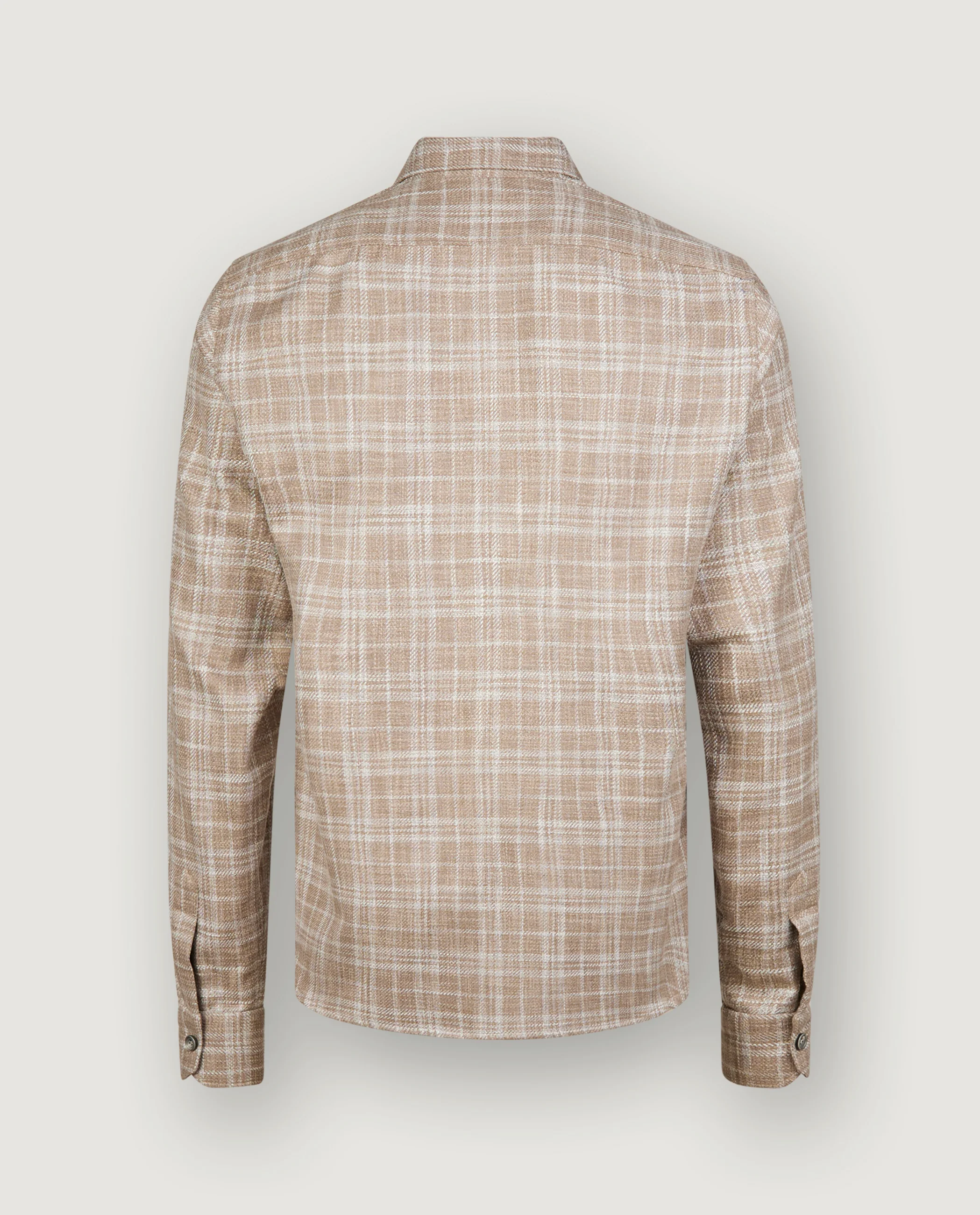 Cashmere Mix Overshirt - Lichtbruin - Image 6