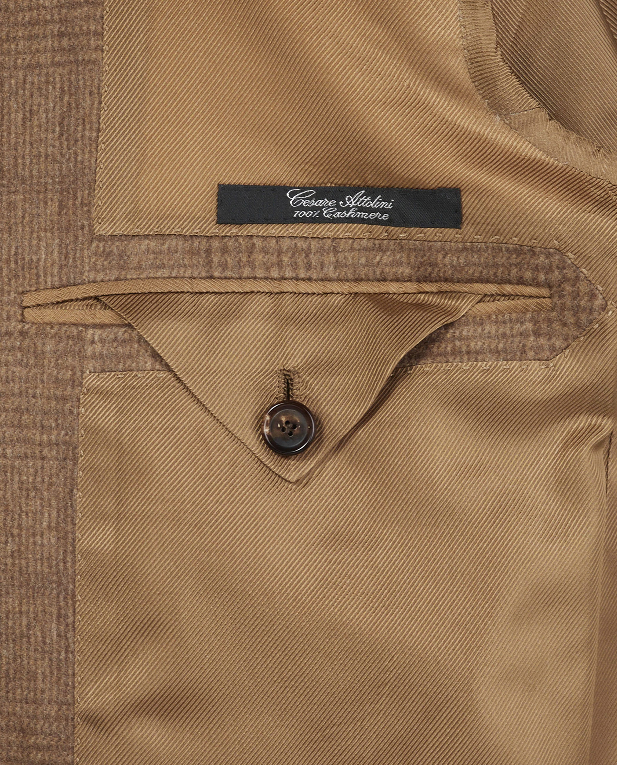 Cashmere Prince of Wales Jasje - Lichtbruin - Image 4