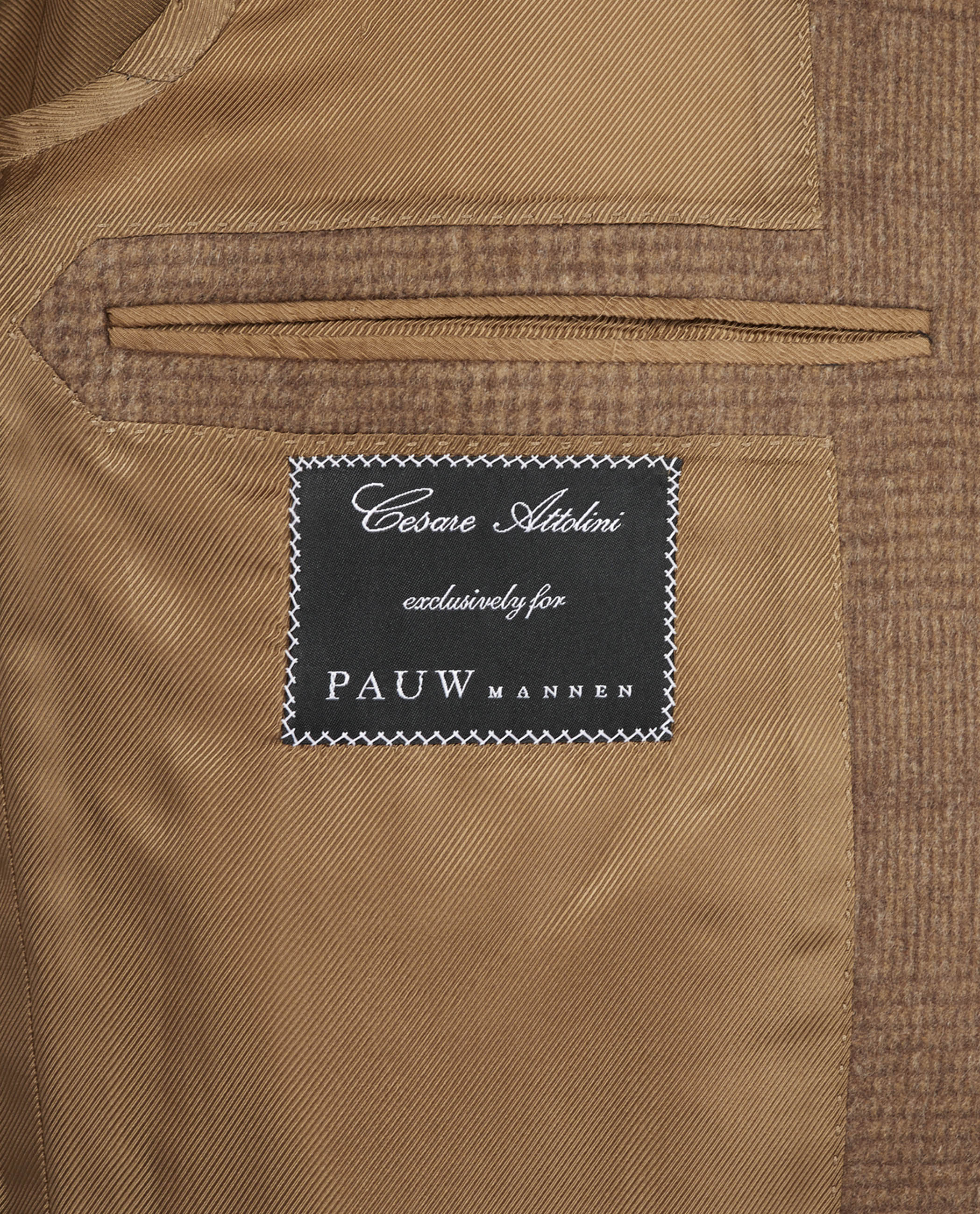 Cashmere Prince of Wales Jasje - Lichtbruin - Image 6