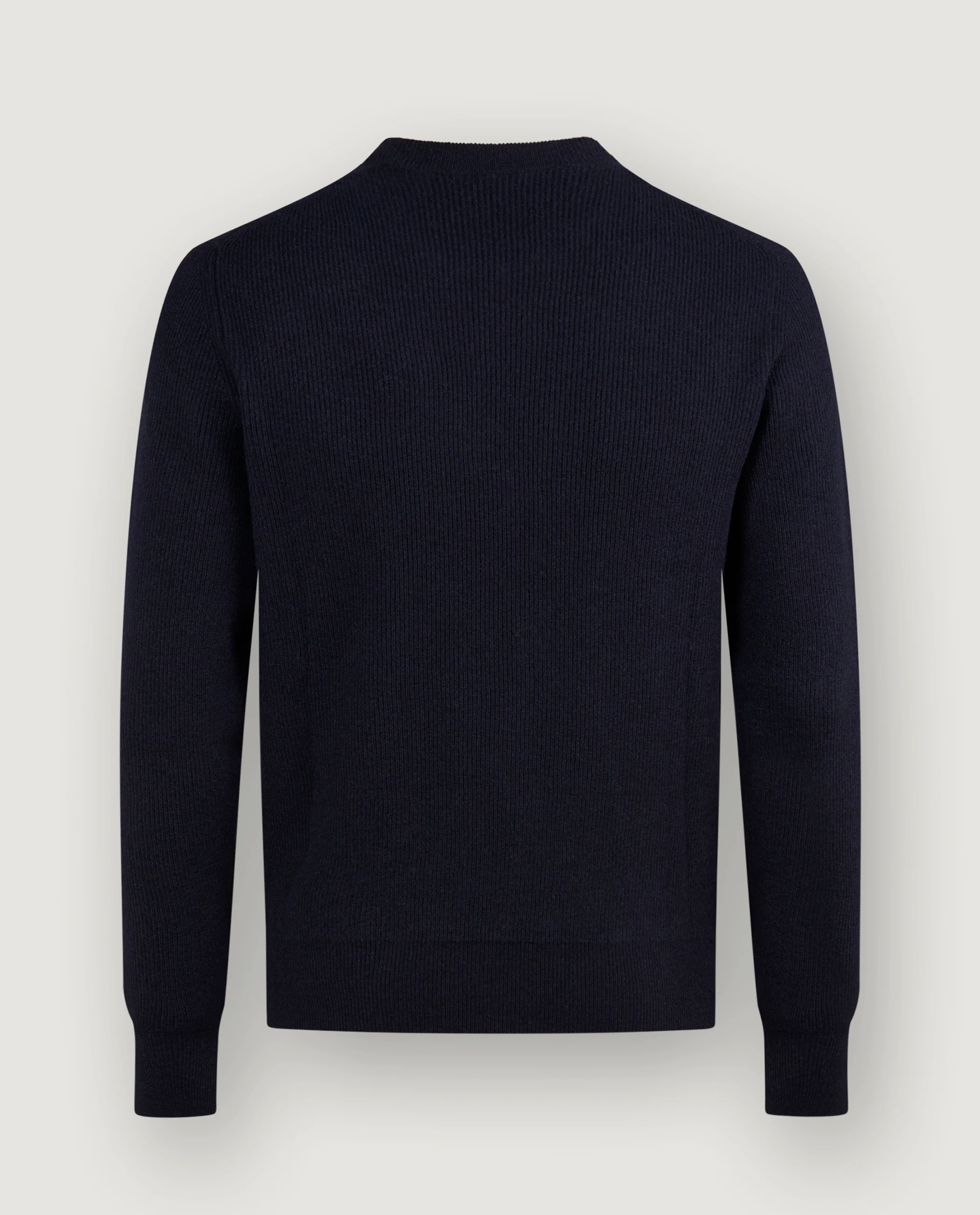 Cashmere Ronde Hals Trui - Donkerblauw - Image 3