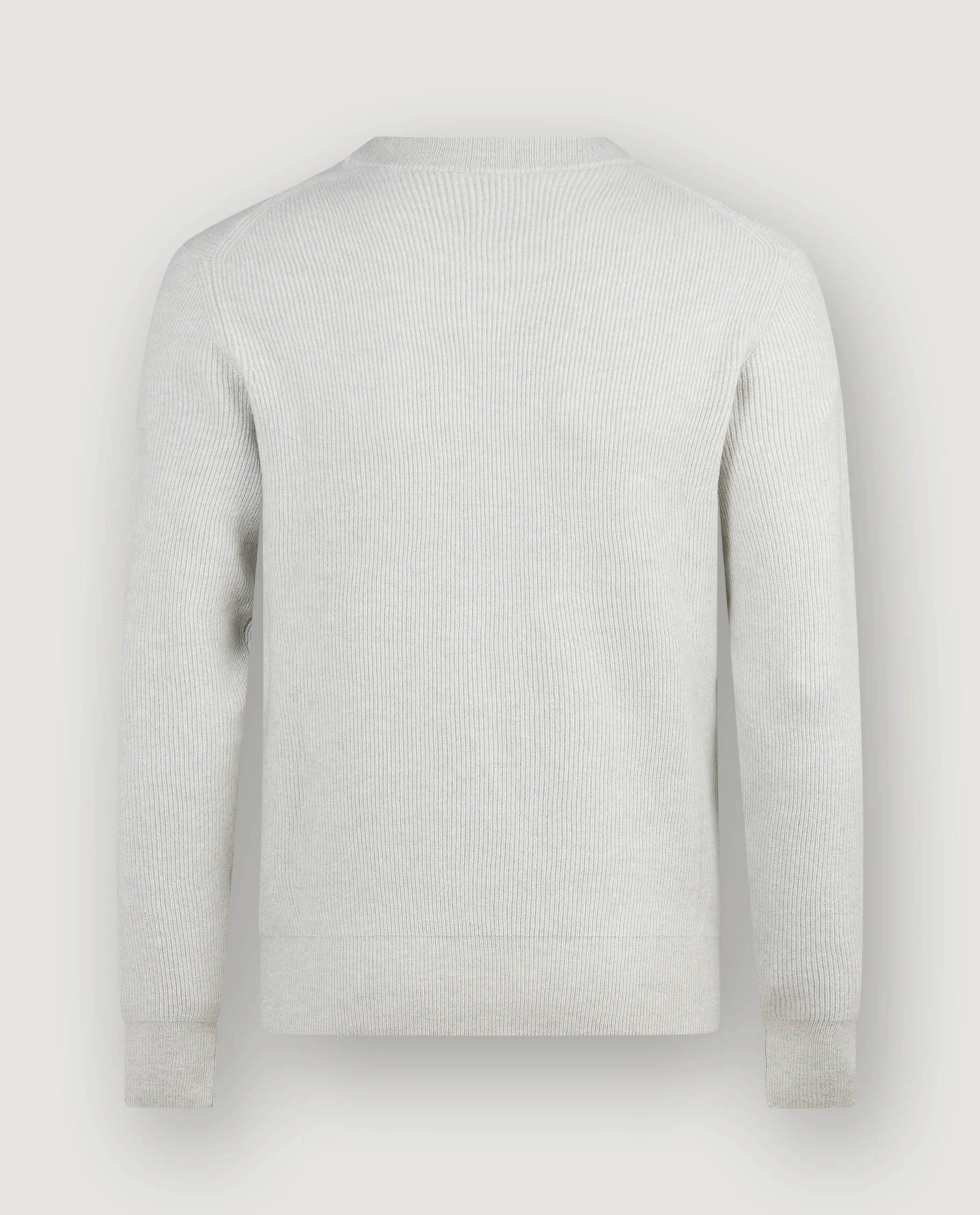 Cashmere Ronde Hals Trui - Lichtgrijs - Image 3
