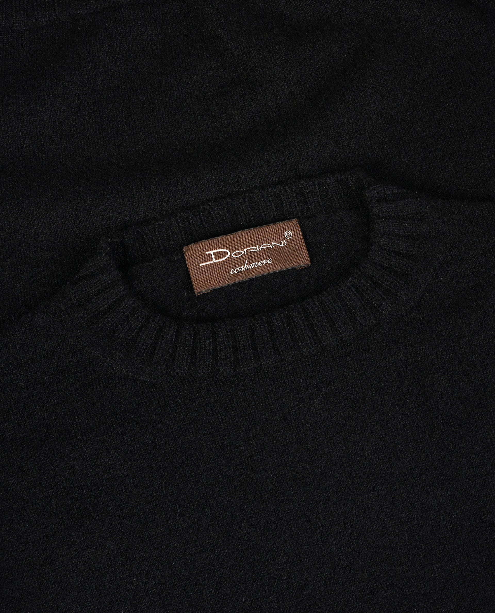 Cashmere Ronde Hals Trui - Zwart - Image 2
