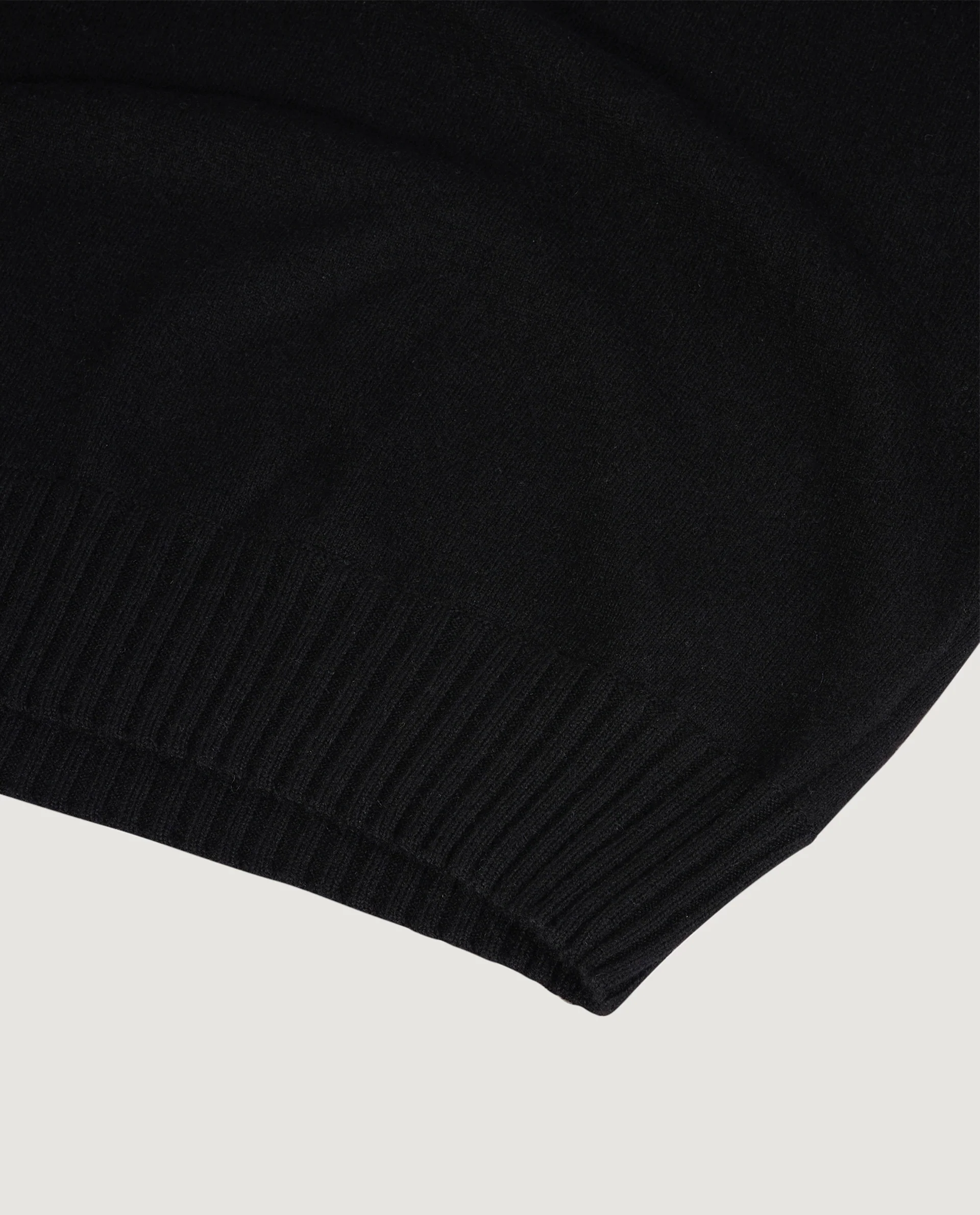 Cashmere Ronde Hals Trui - Zwart - Image 4