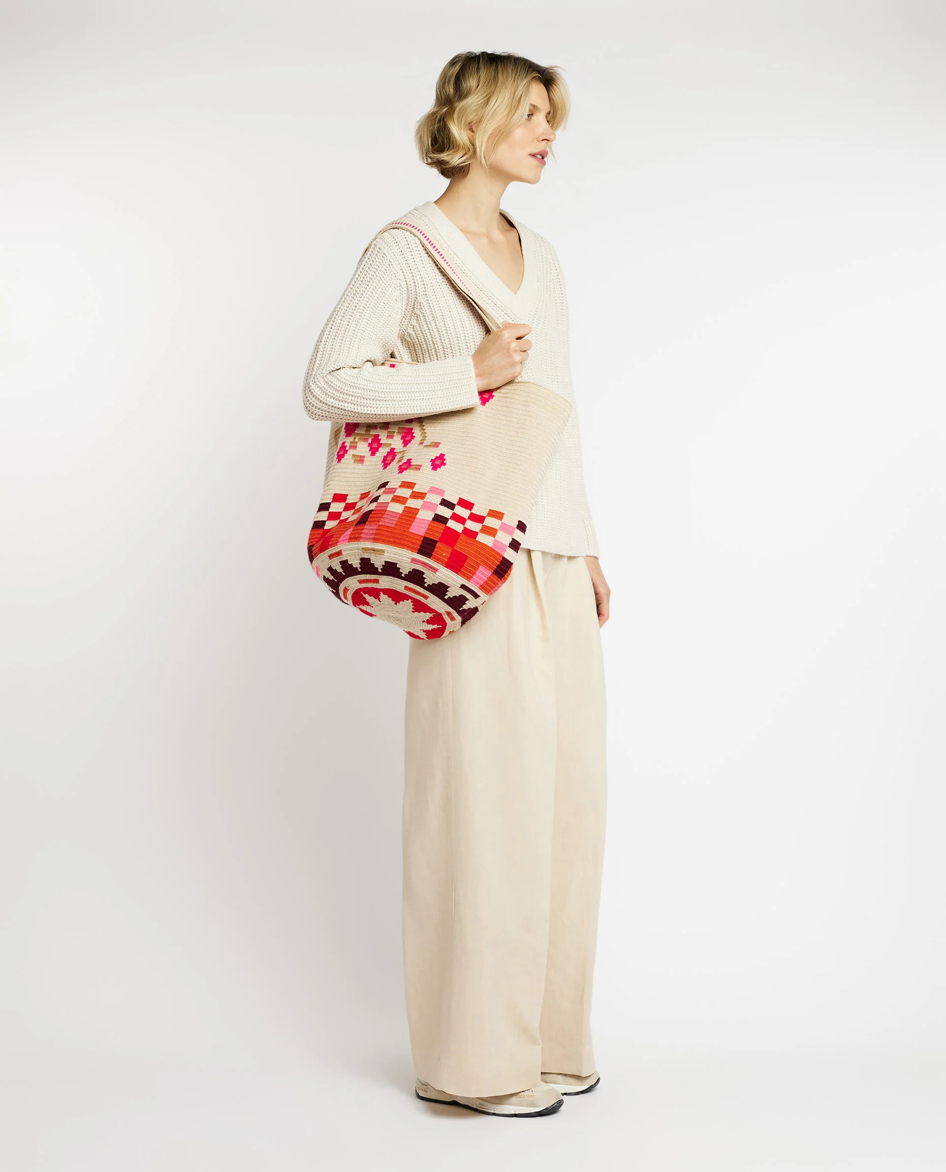 Cashmere trui met V-hals - Image 4