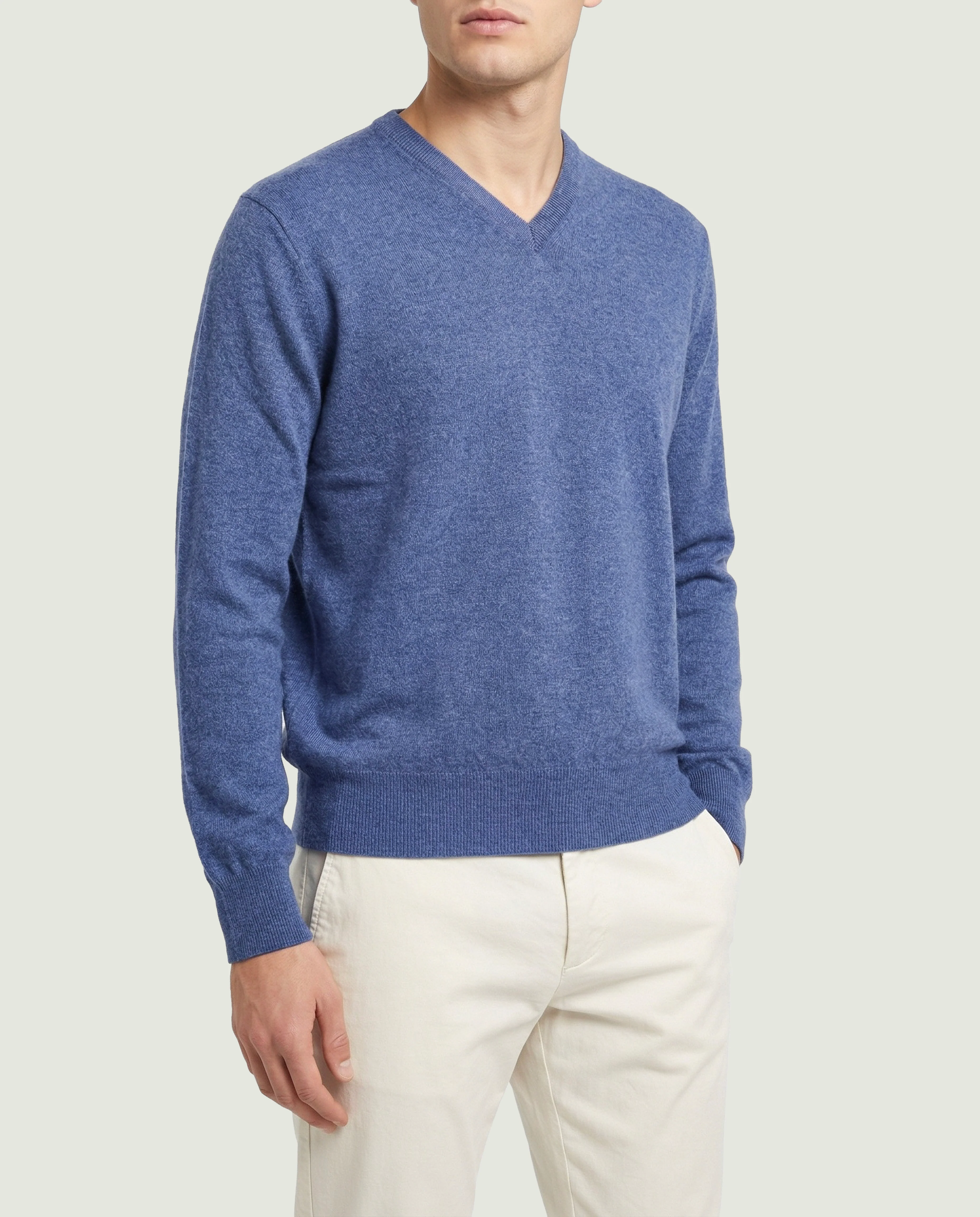 Cashmere V-Hals Trui - Image 2
