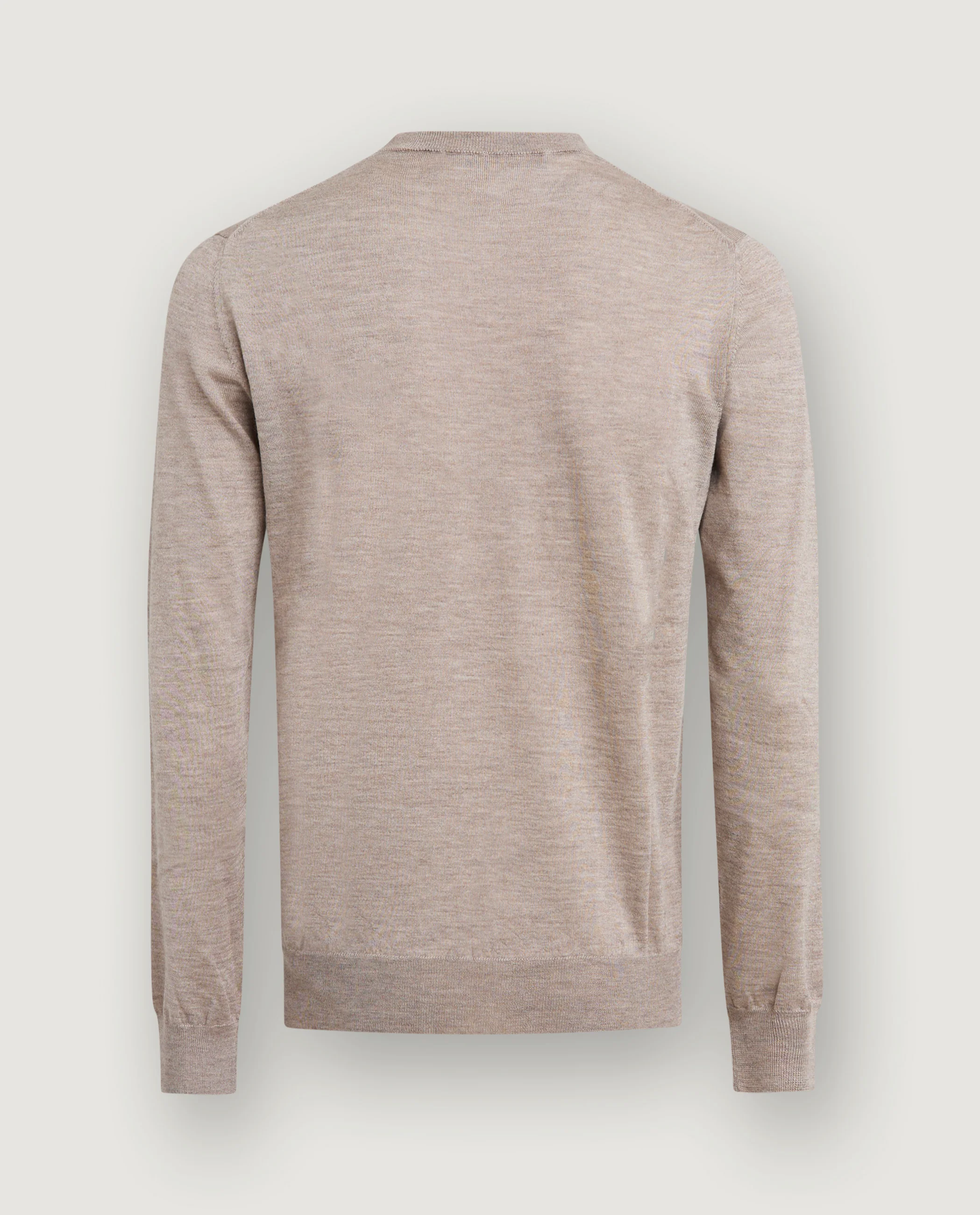 Cashmere Zijden Trui - Lichtbruin - Image 3