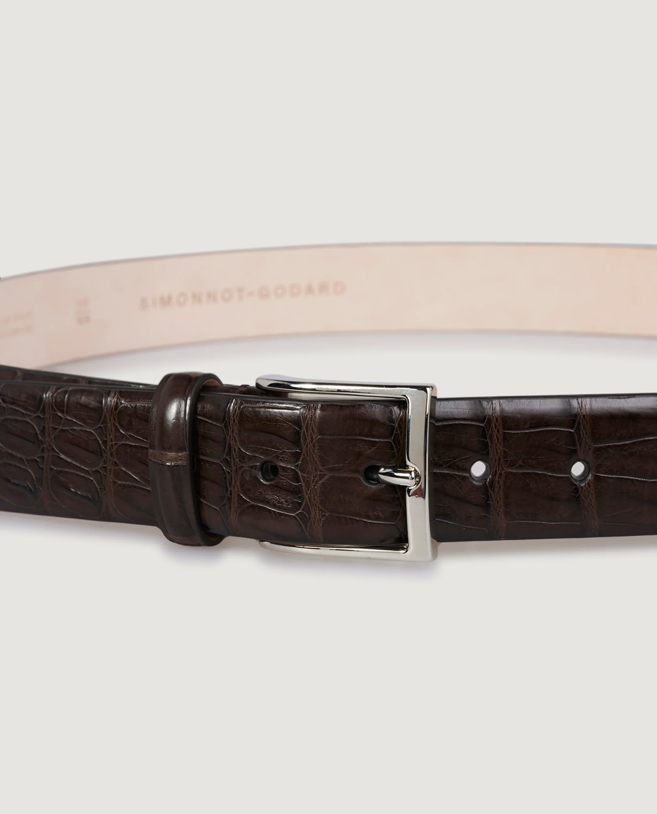 Croco Lederen Riem - Image 4