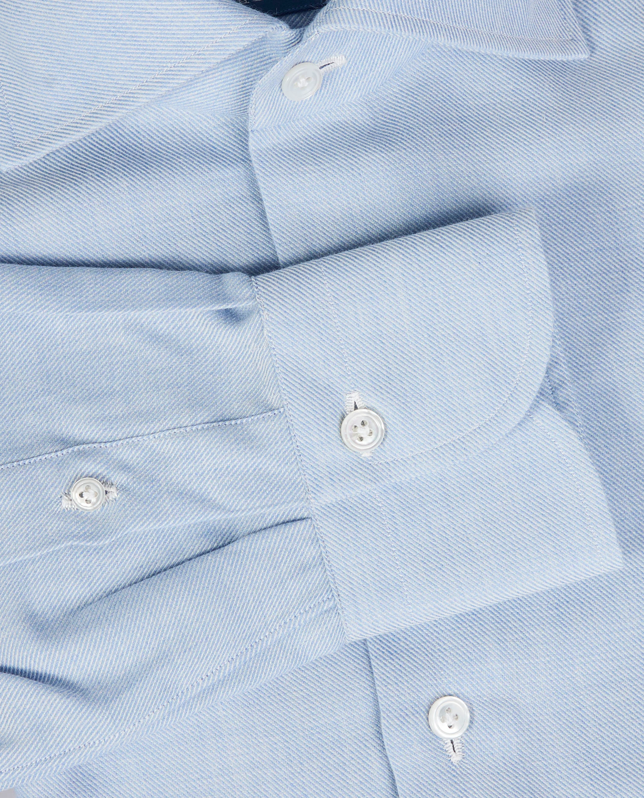 Flanel Twill Shirt - Lichtblauw - Image 3