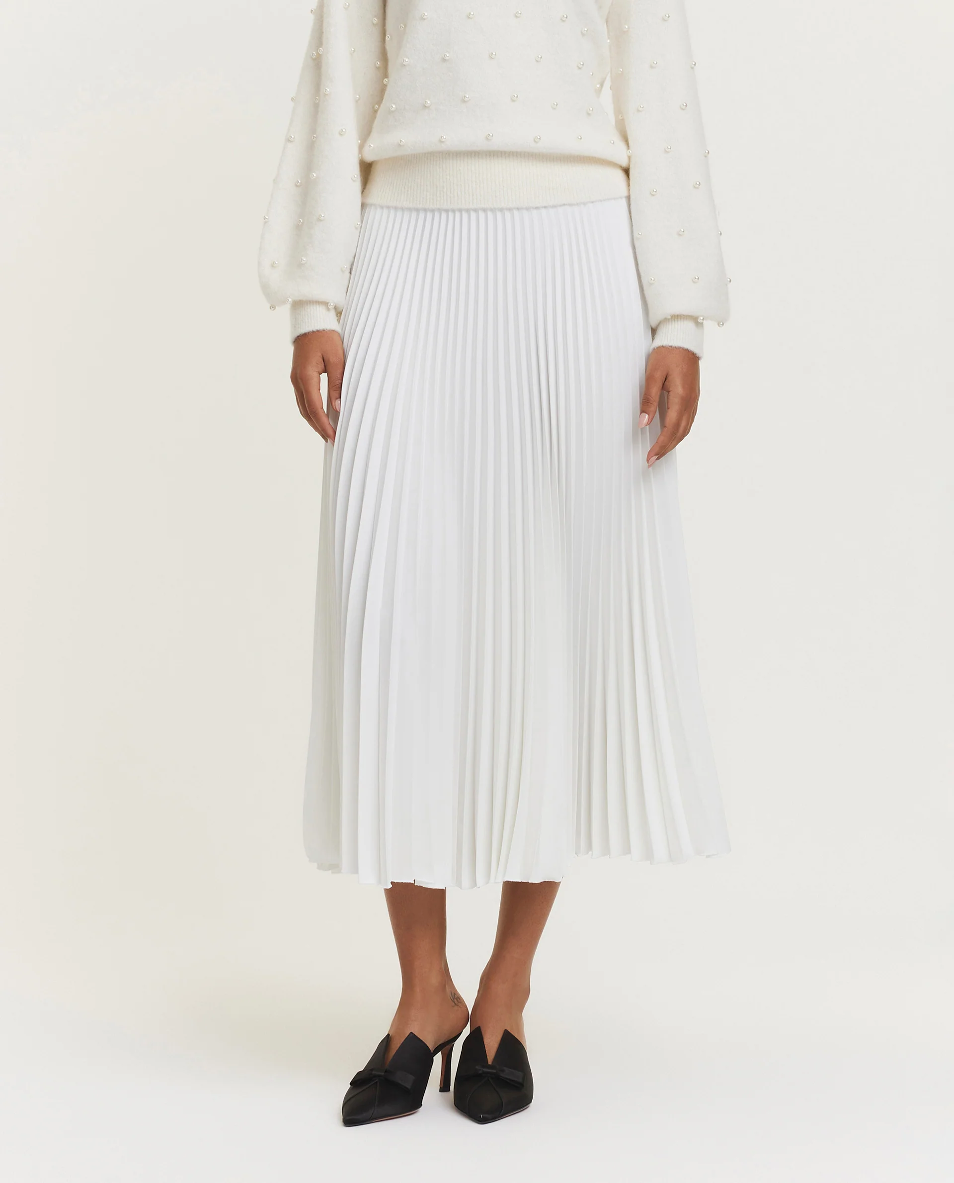 Geplooide midi rok - Image 2