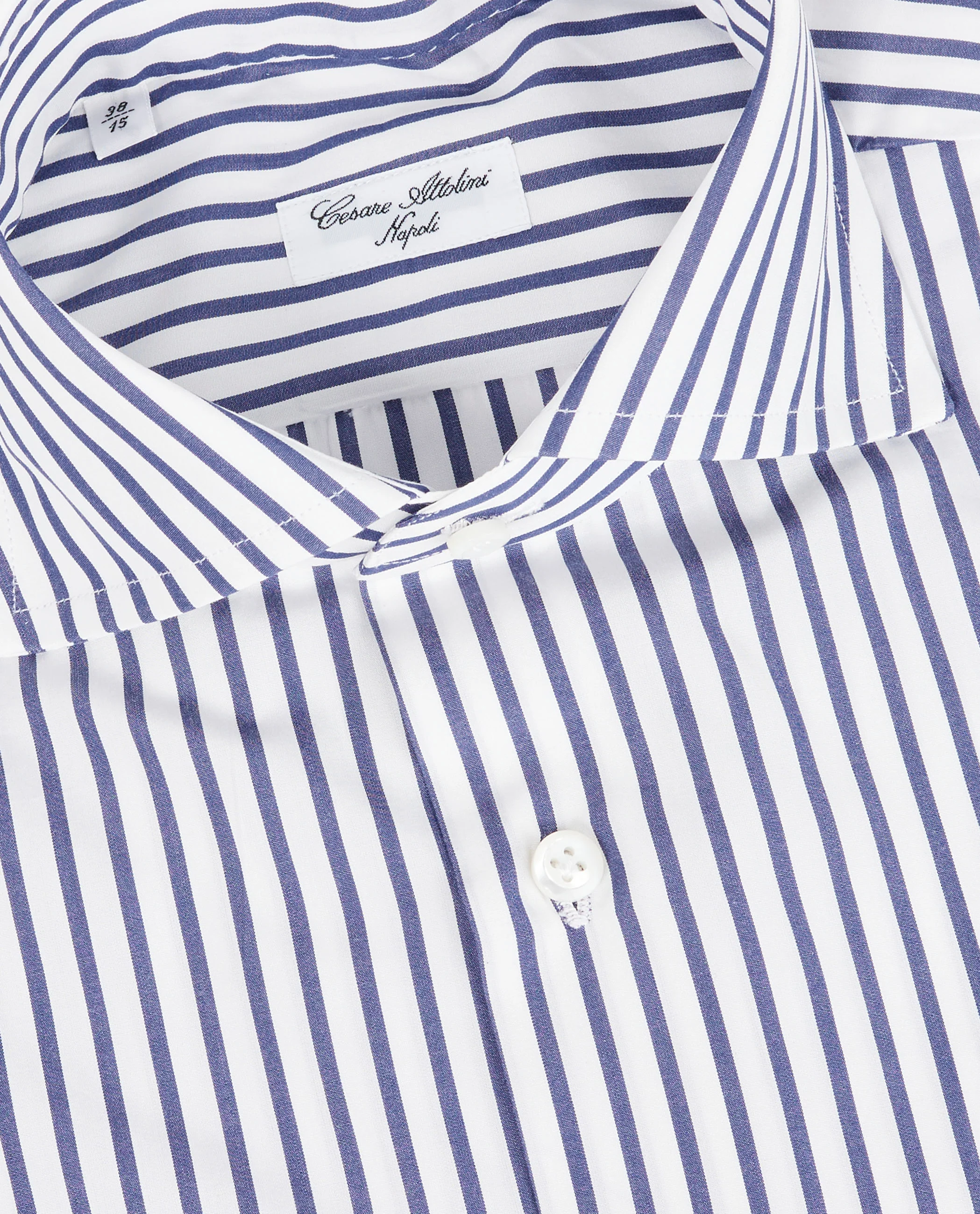 Gestreept Katoen Zijden Shirt - Image 3