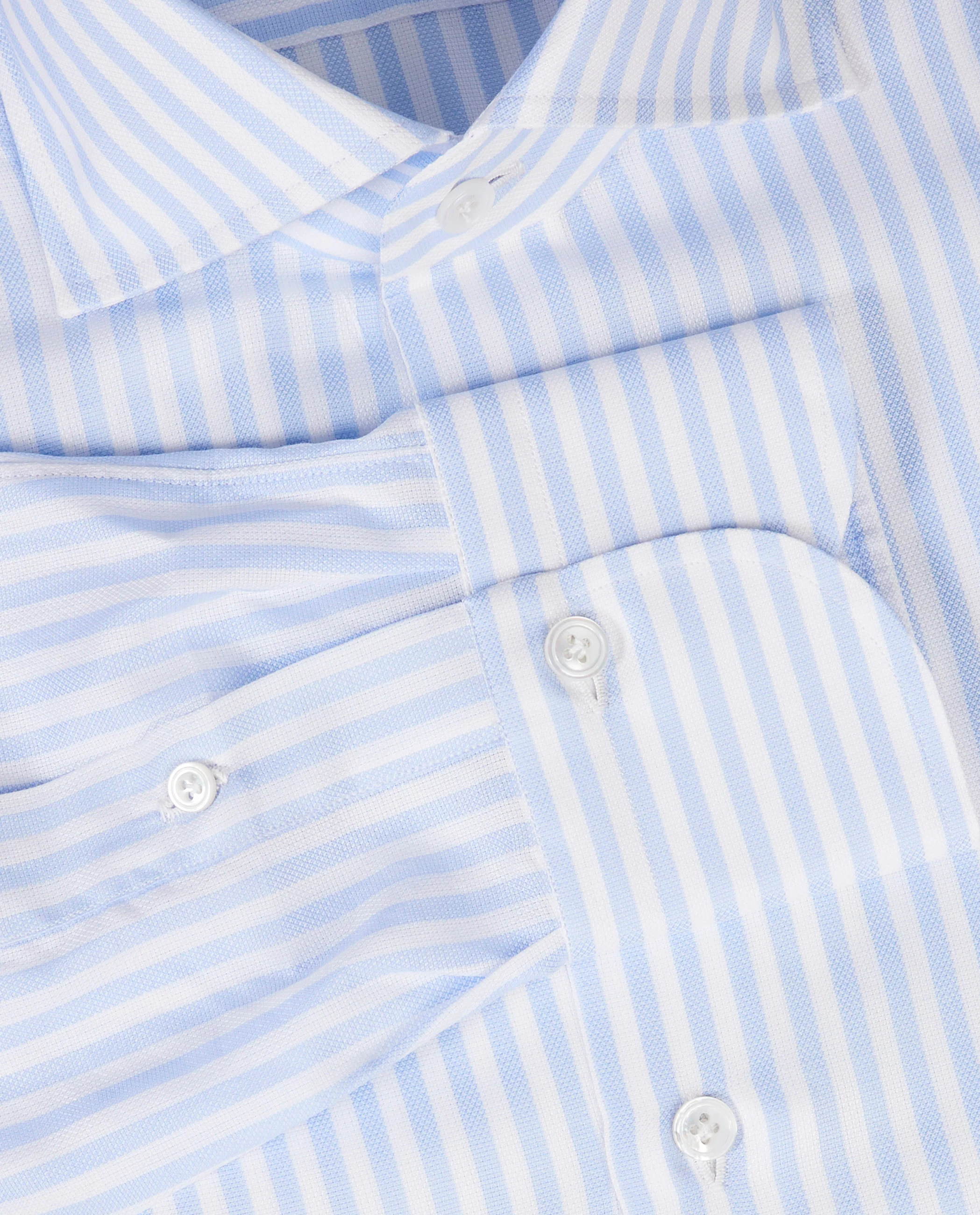 Gestreept Oxford Shirt - Lichtblauw - Image 3