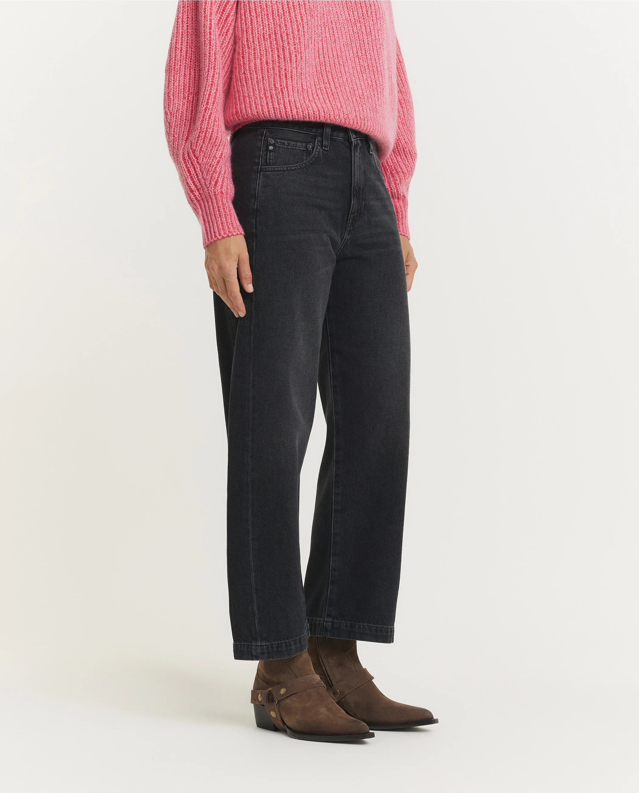 Hattie High-Rise Barrel Jeans - Image 3