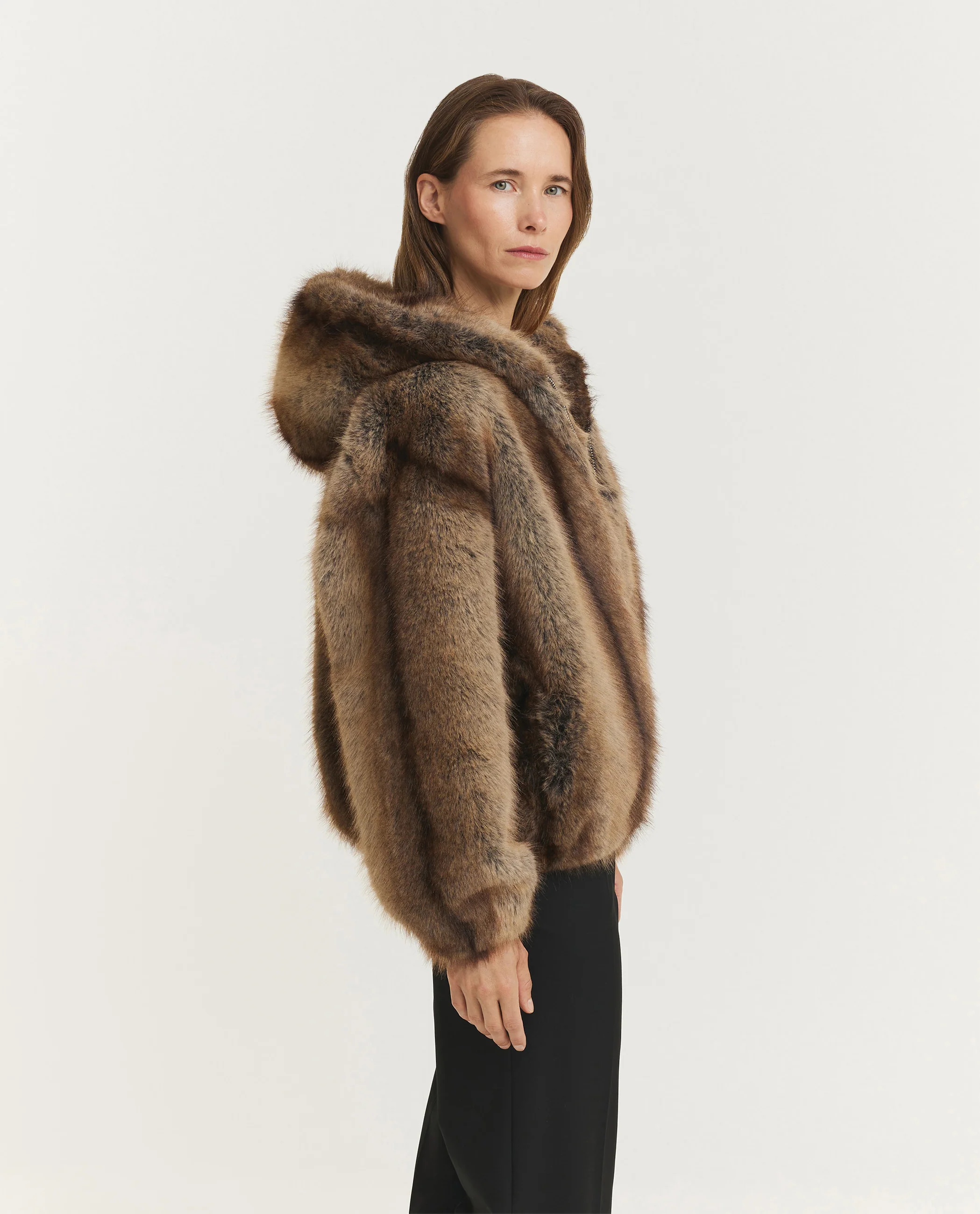 Hazel Faux Fur Jas - Image 4