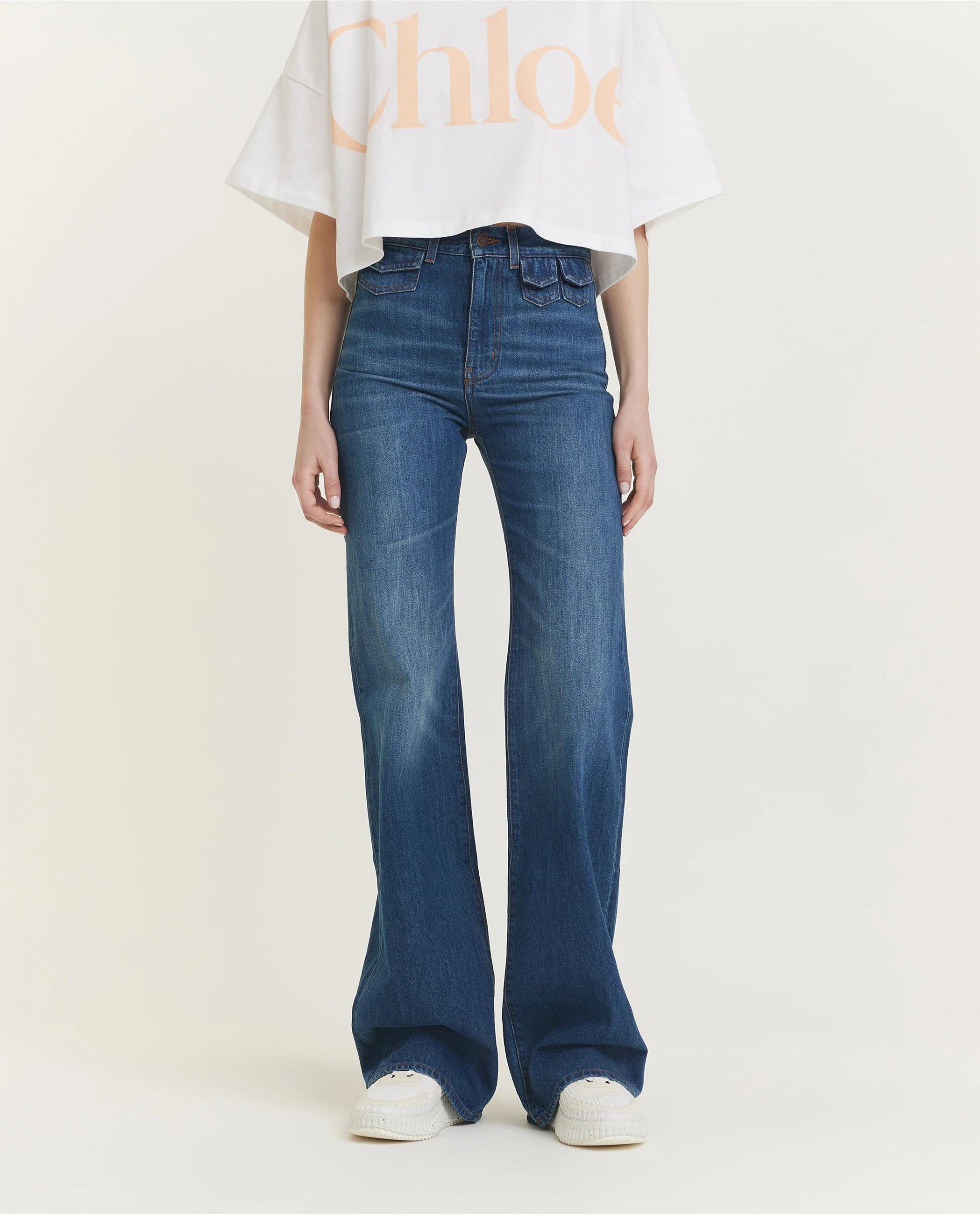 High Rise Flared Jeans - Image 2