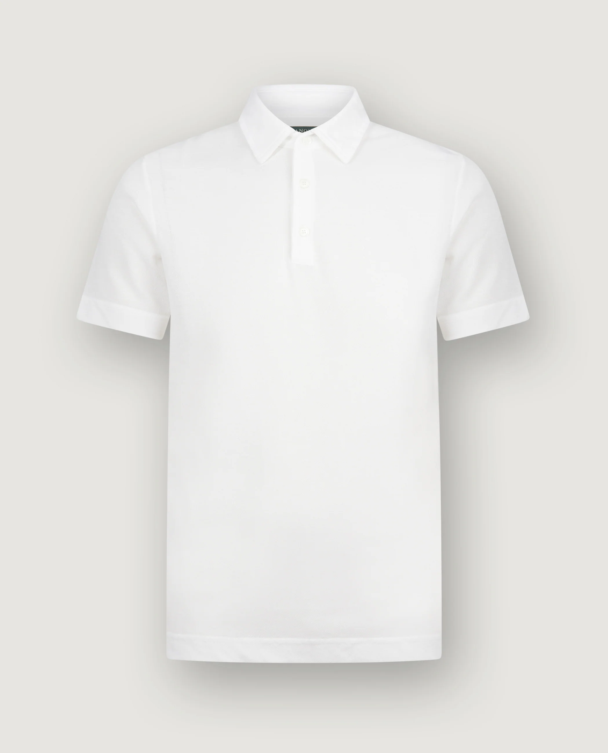 Ice Cotton Pique Polo - Wit