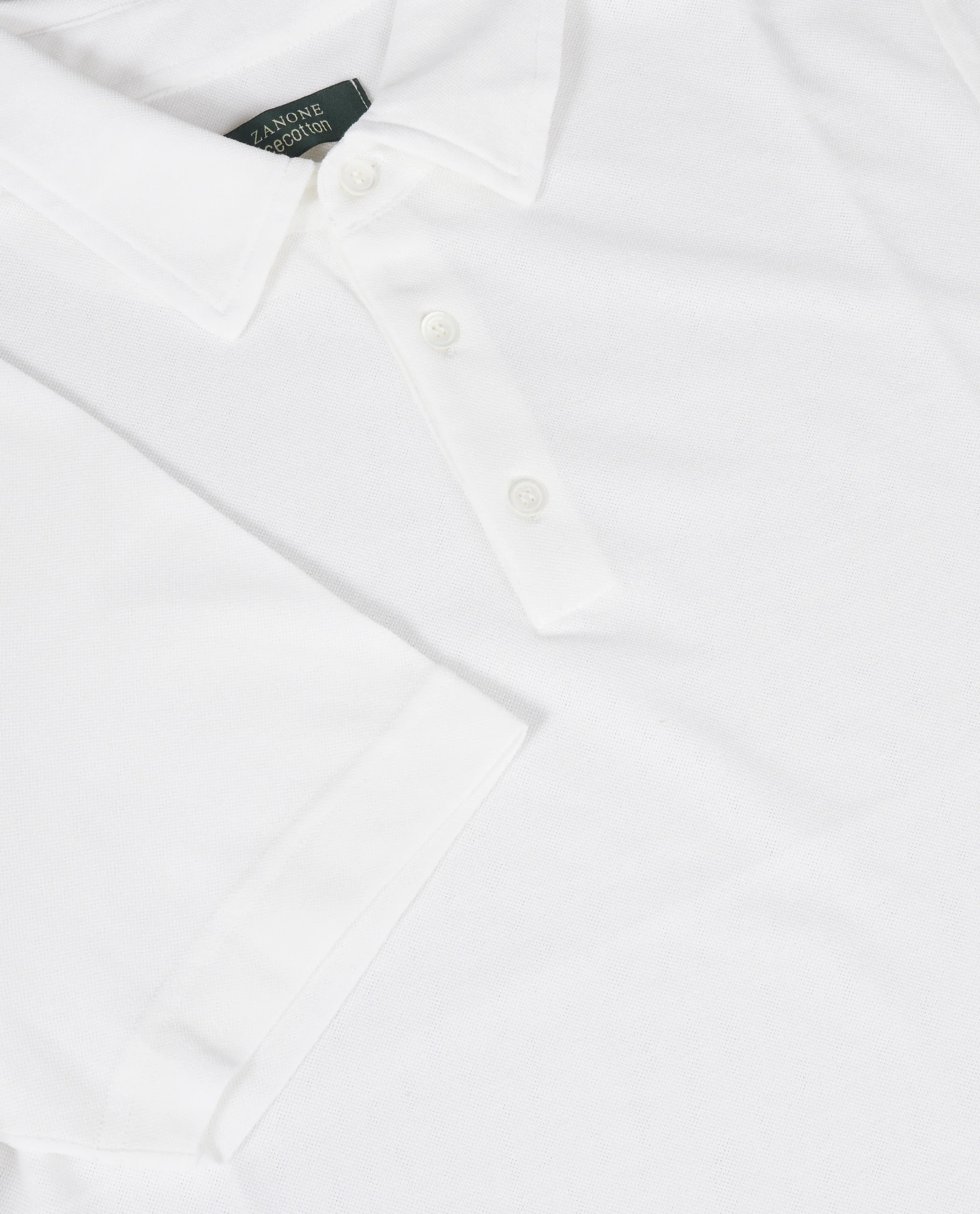 Ice Cotton Pique Polo - Wit - Image 5