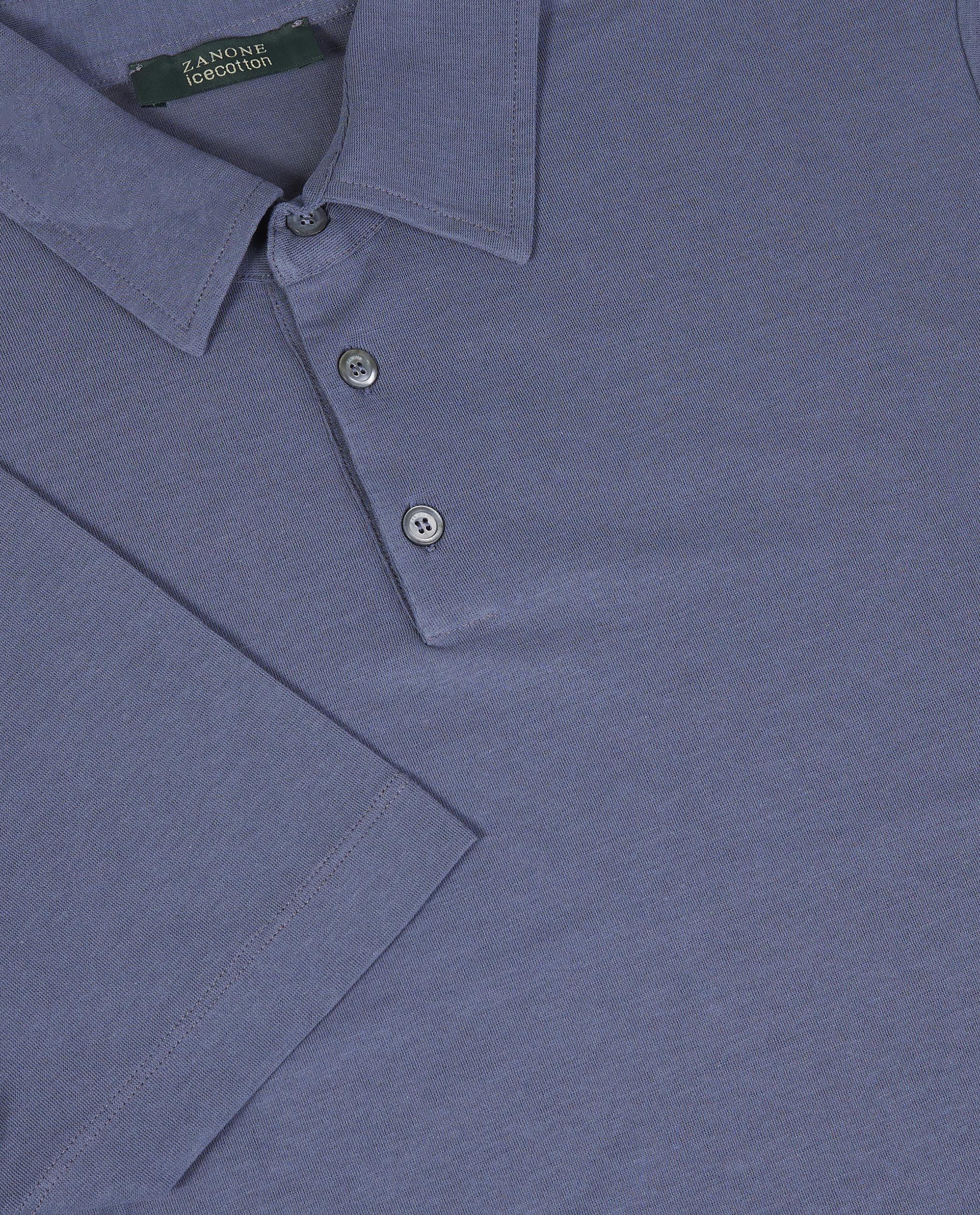 Ice Cotton Polo - Blauw - Image 5