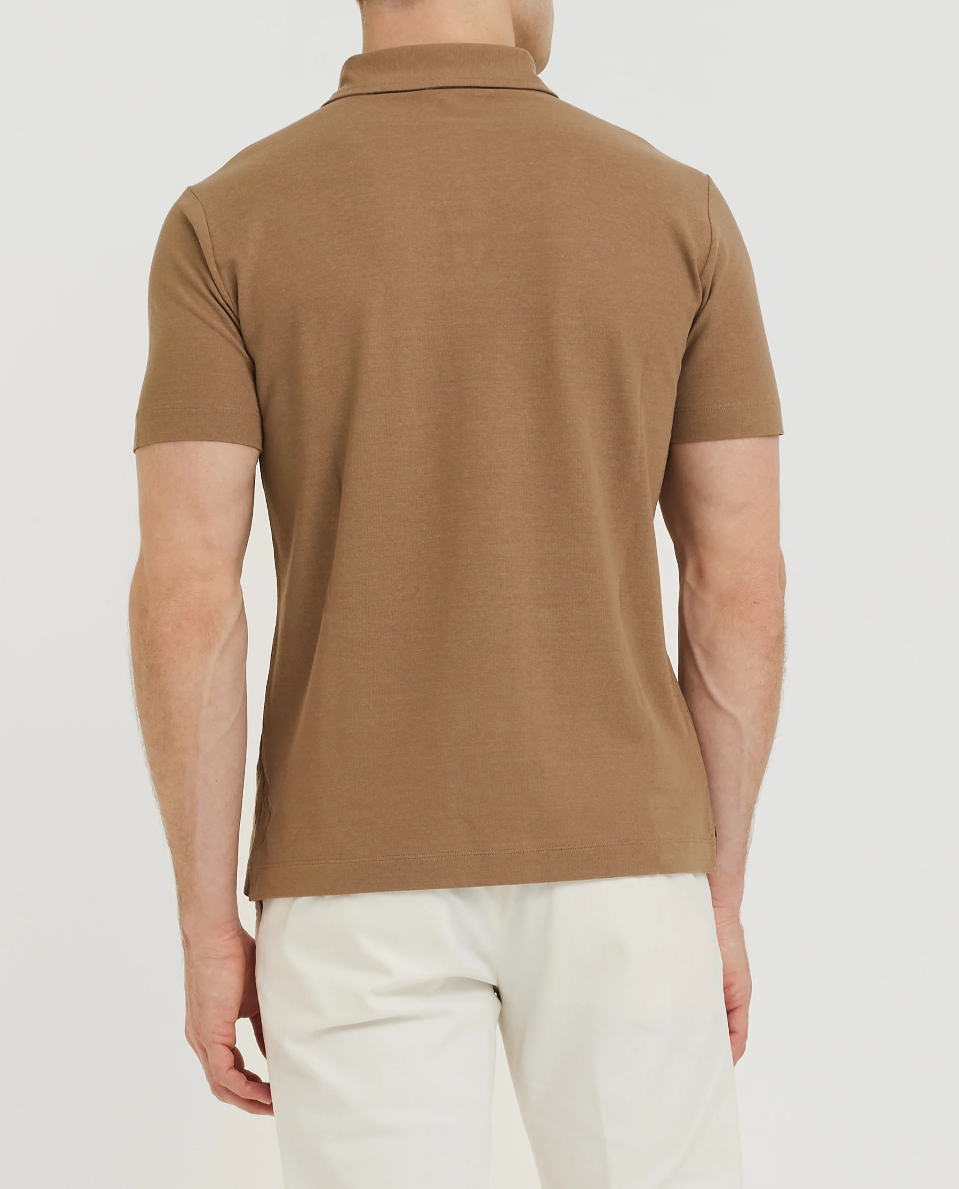 Ice Cotton Polo - Lichtbruin - Image 4