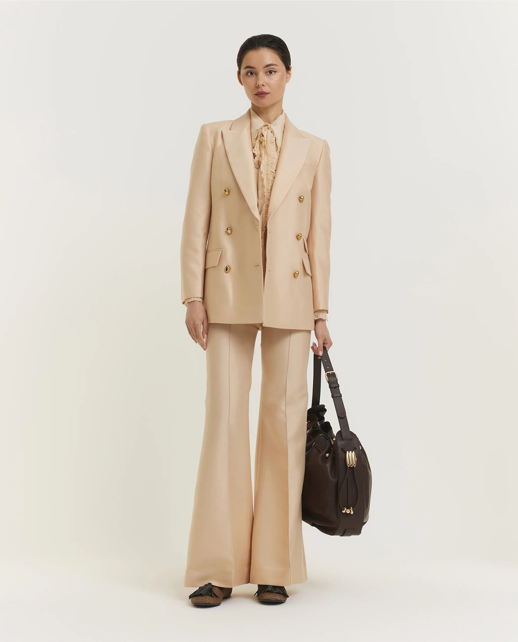 Illuminate Tailored Blazer - Lichtbruin - Image 3