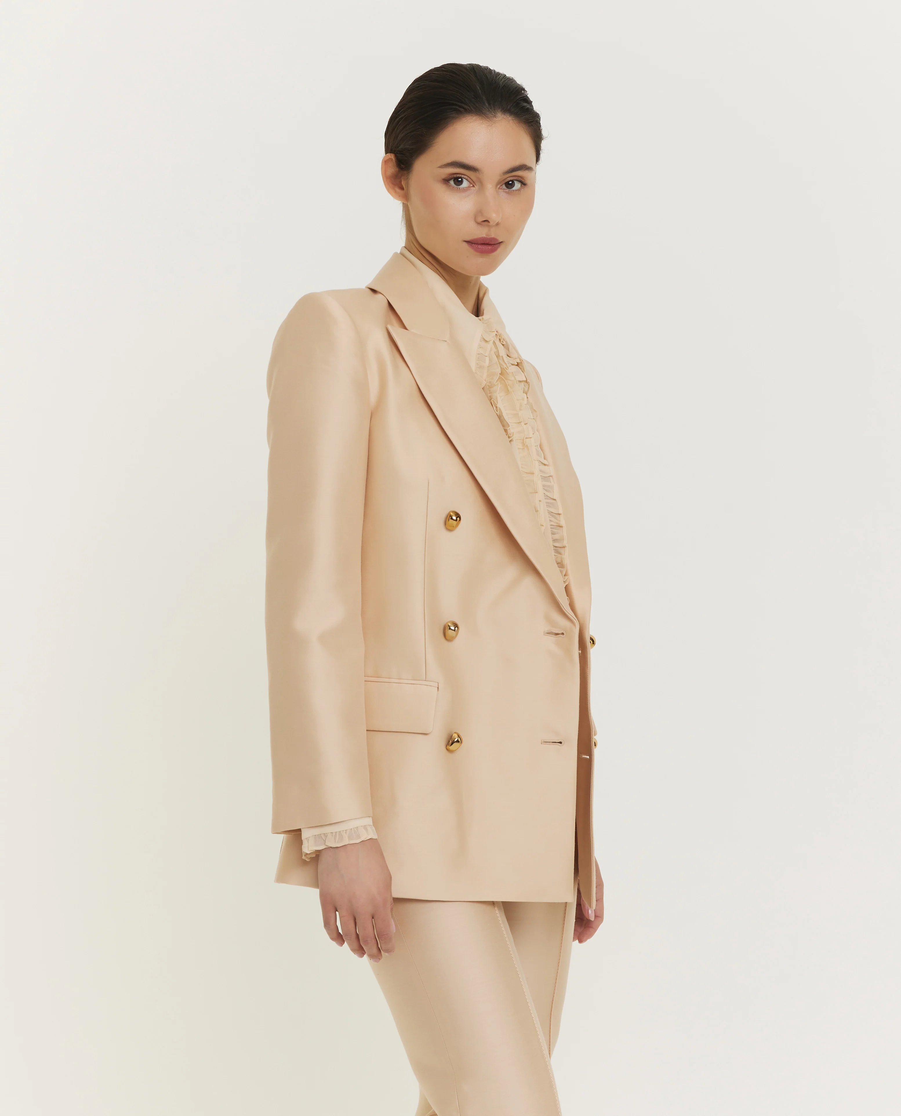 Illuminate Tailored Blazer - Lichtbruin - Image 4