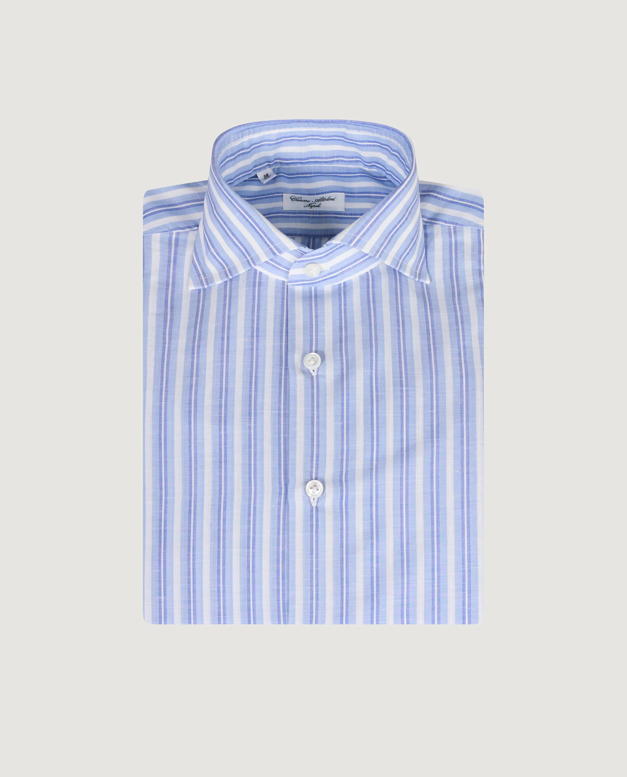Katoen Linnen Gestreept Shirt