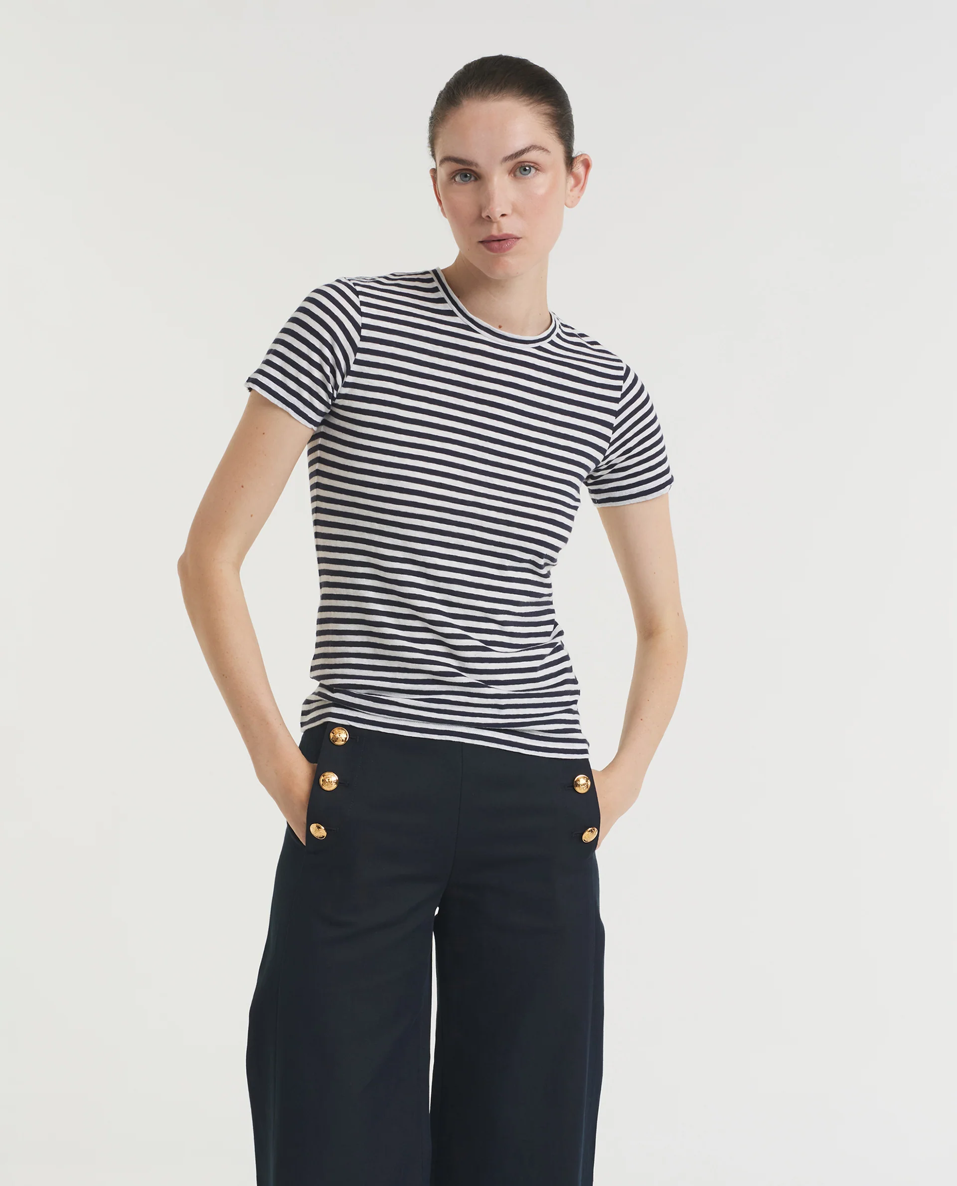 Lana Gestreepte Tee