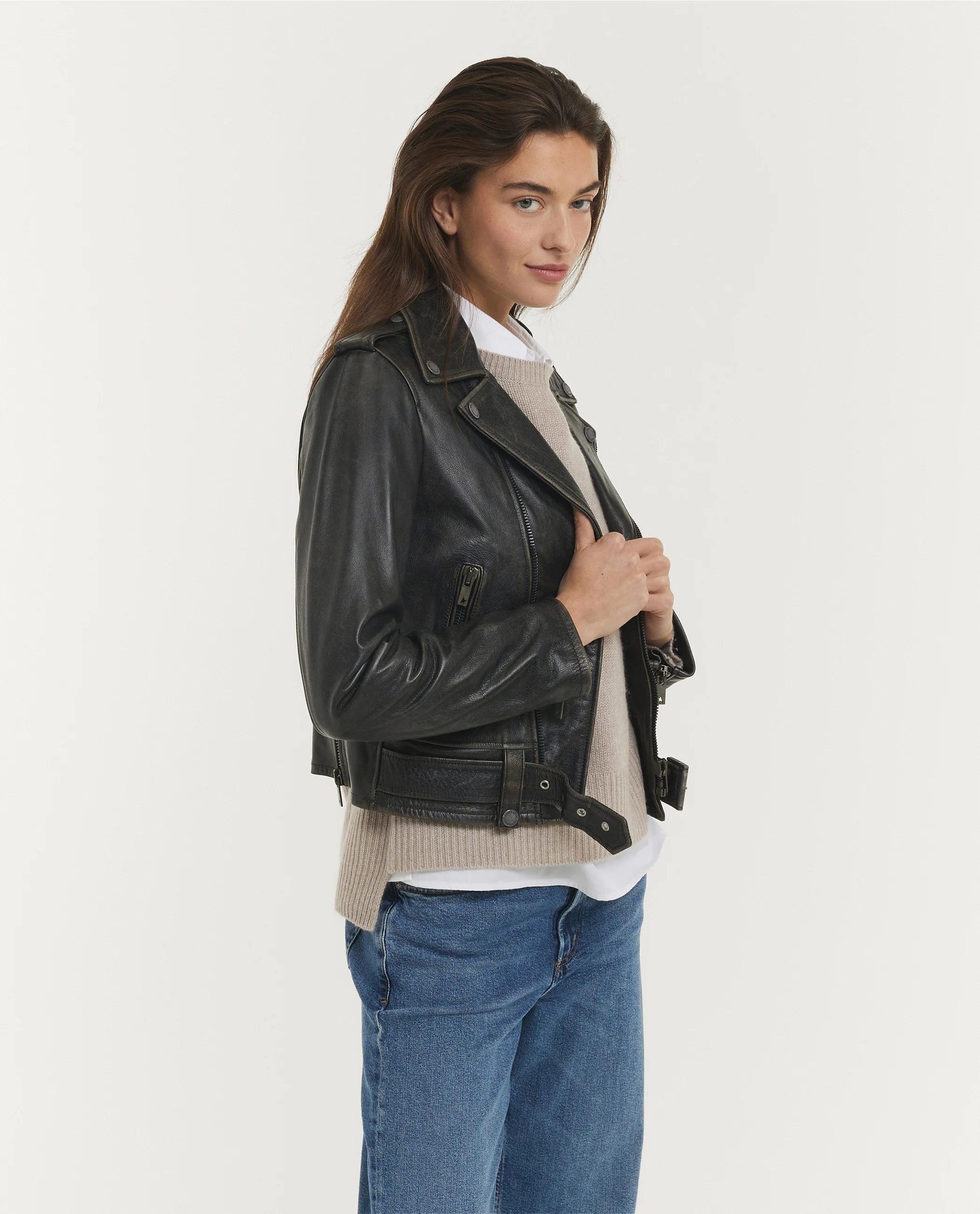 Leren Bikerjack - Image 4