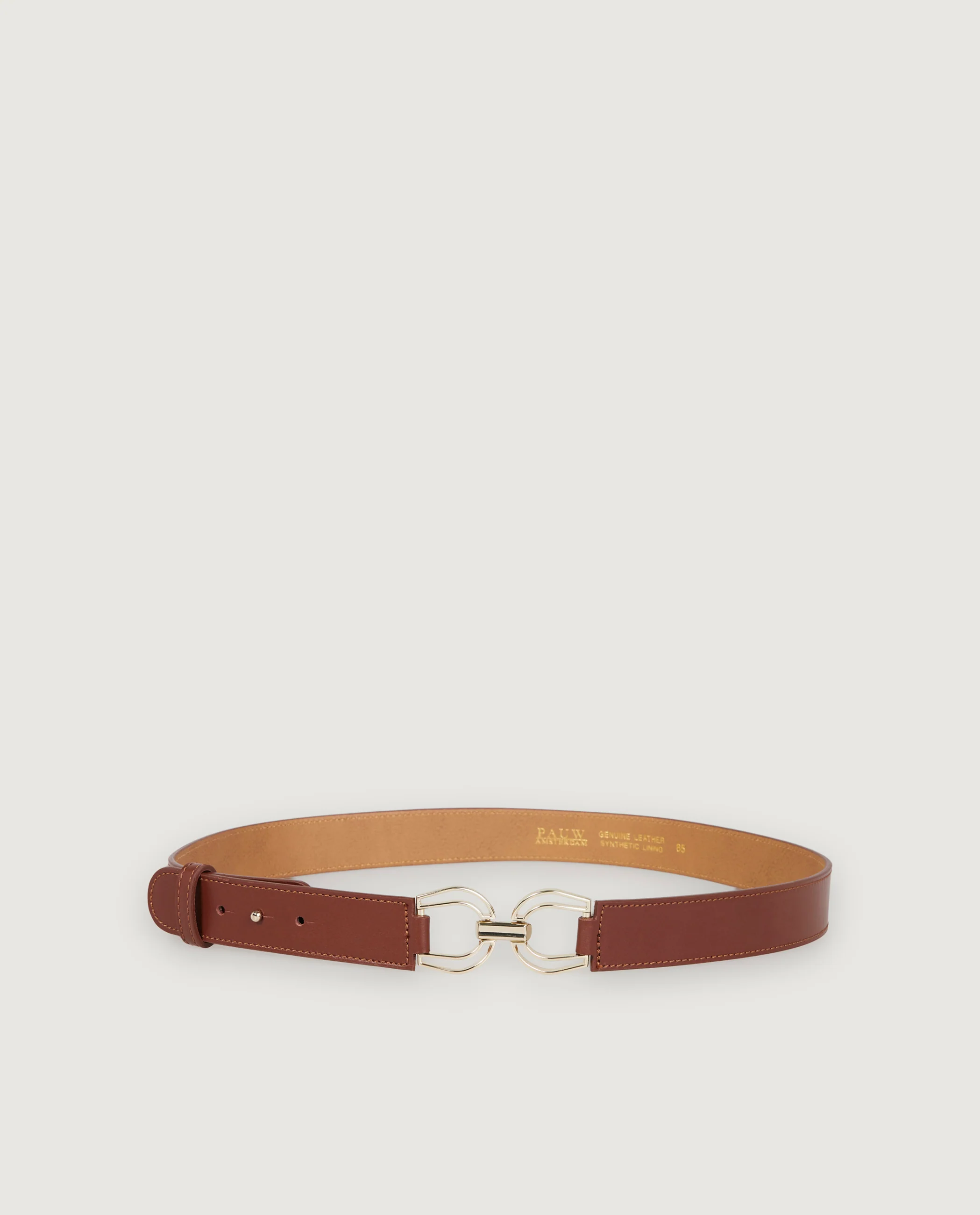 Leren Link Buckle Riem