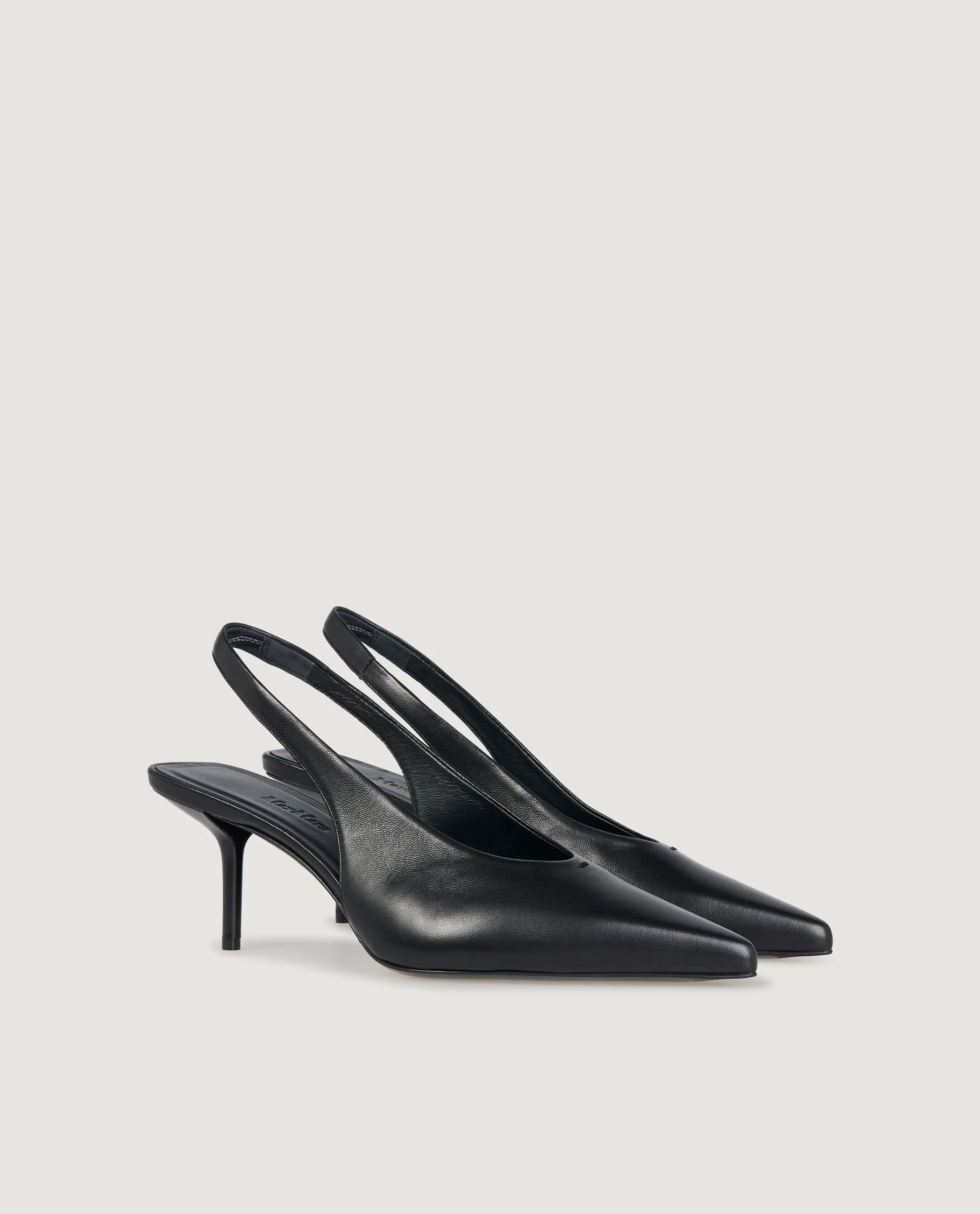 Leren Slingback Hakken - Image 4