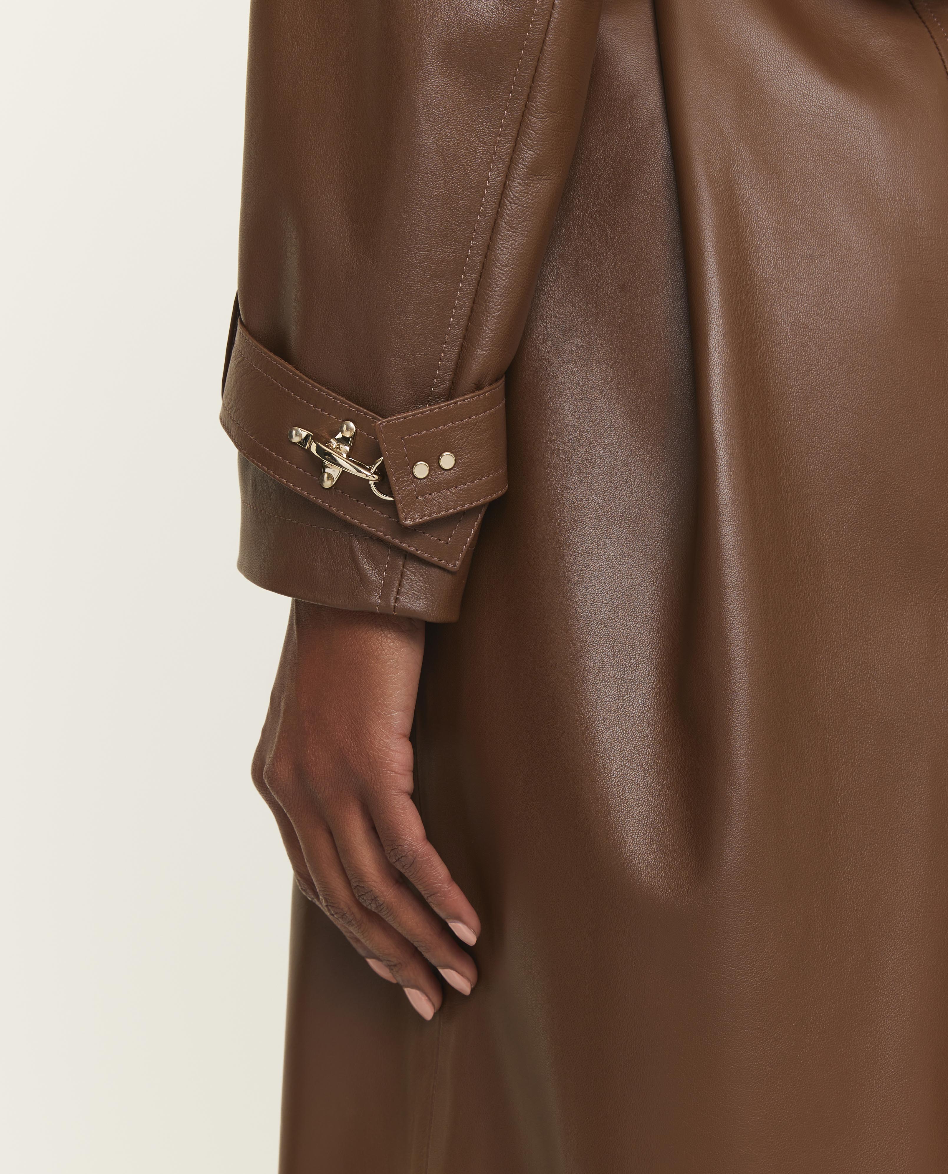 Leren trenchcoat - Image 2