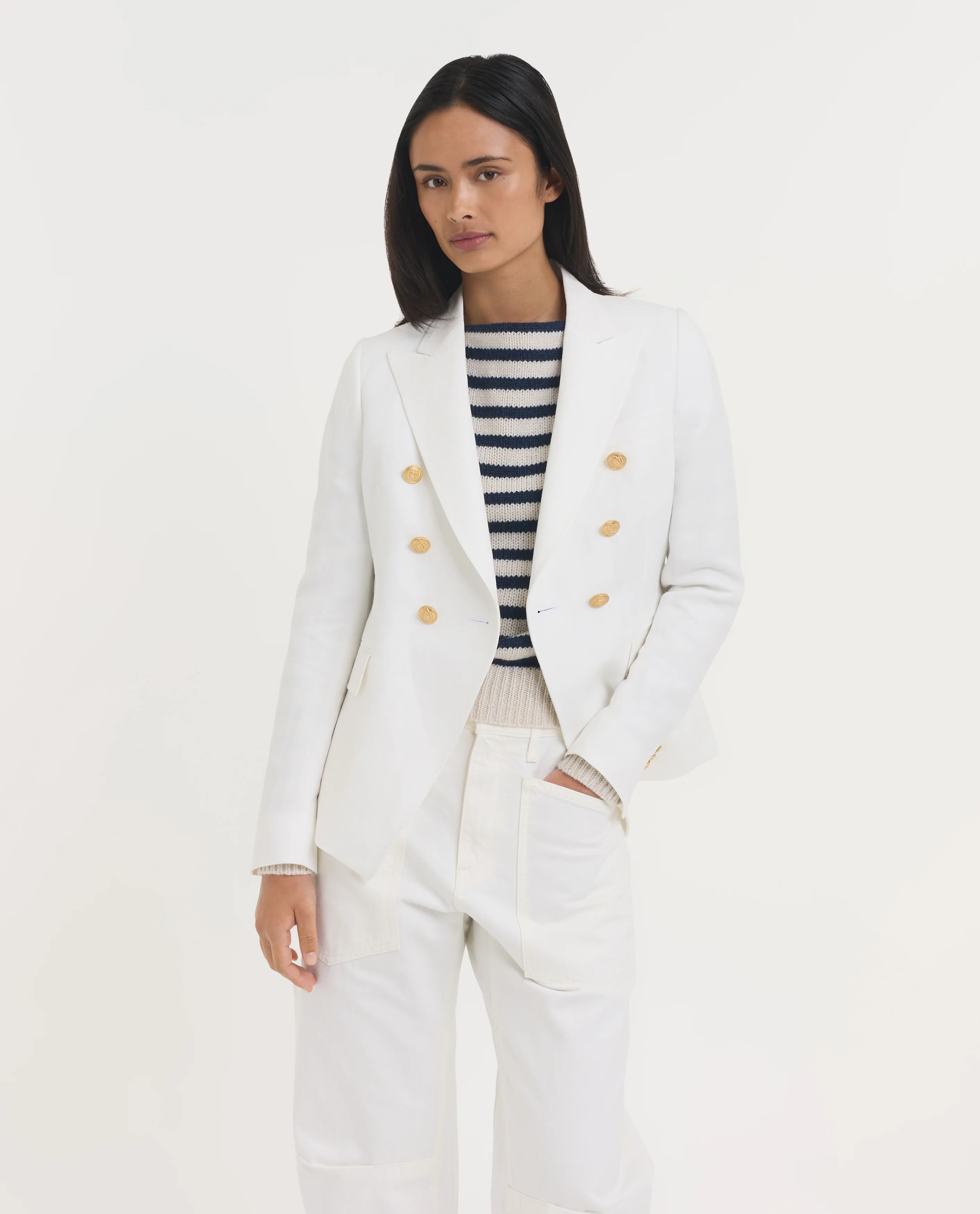 Linnen Katoen DB Blazer