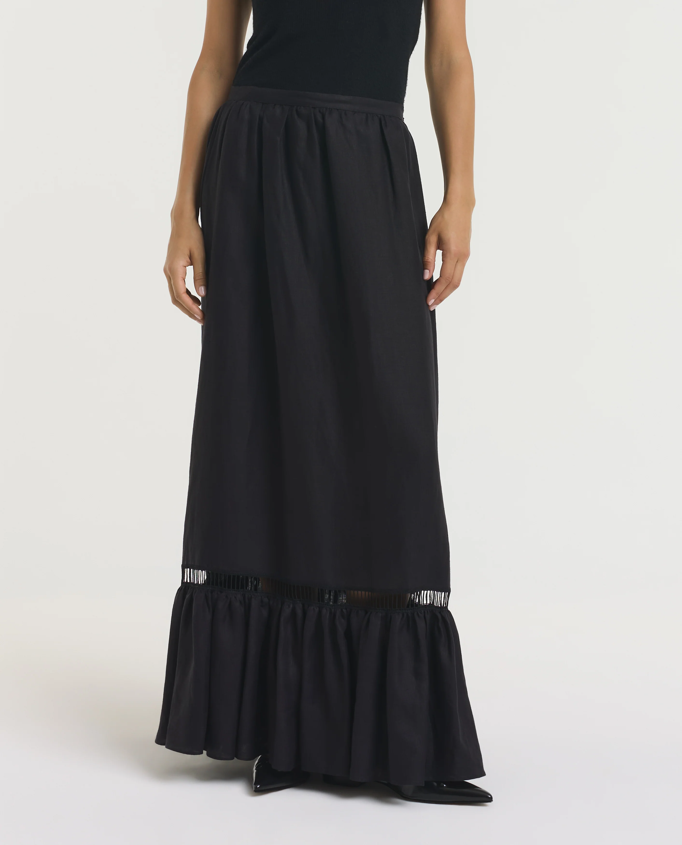 Linnen maxi rok - Image 2