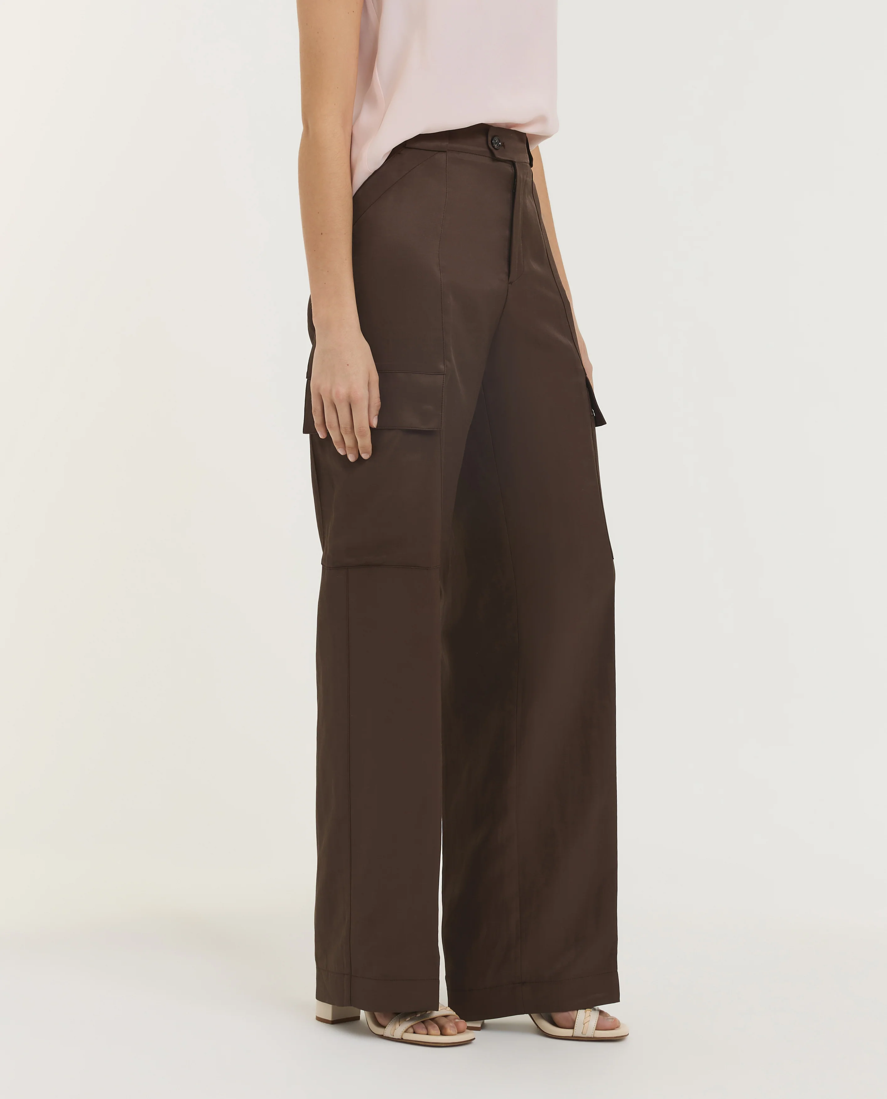 Linnen Mix Cargo Broek - Image 3
