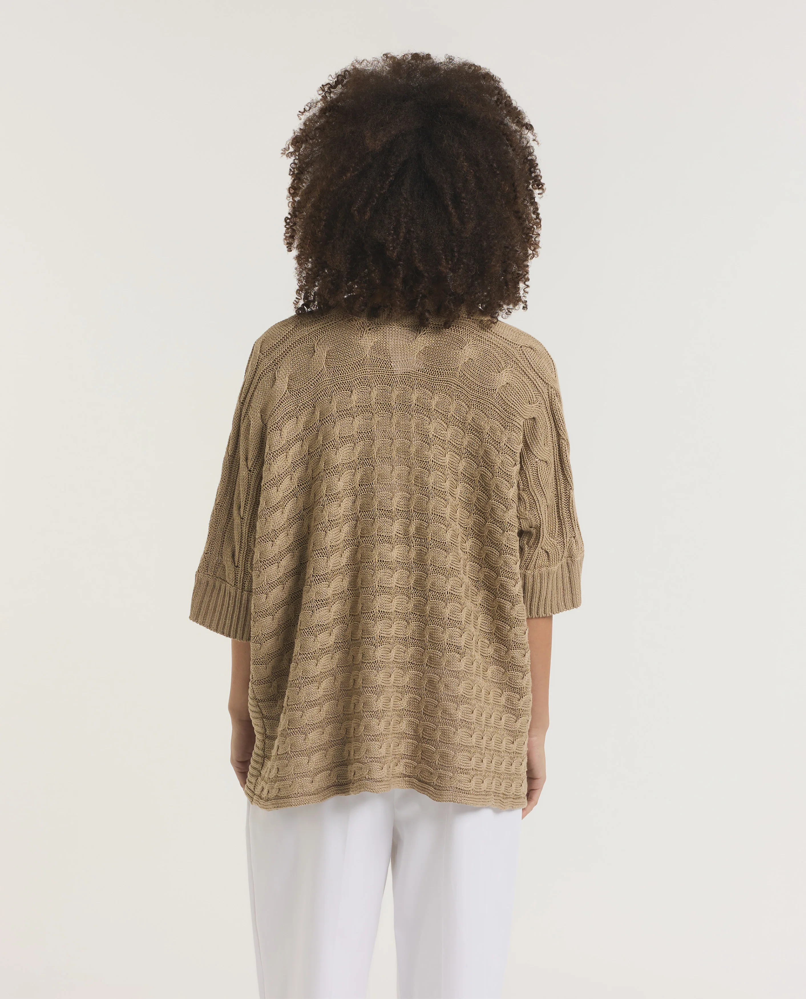 Linnen Zip Vest - Image 5