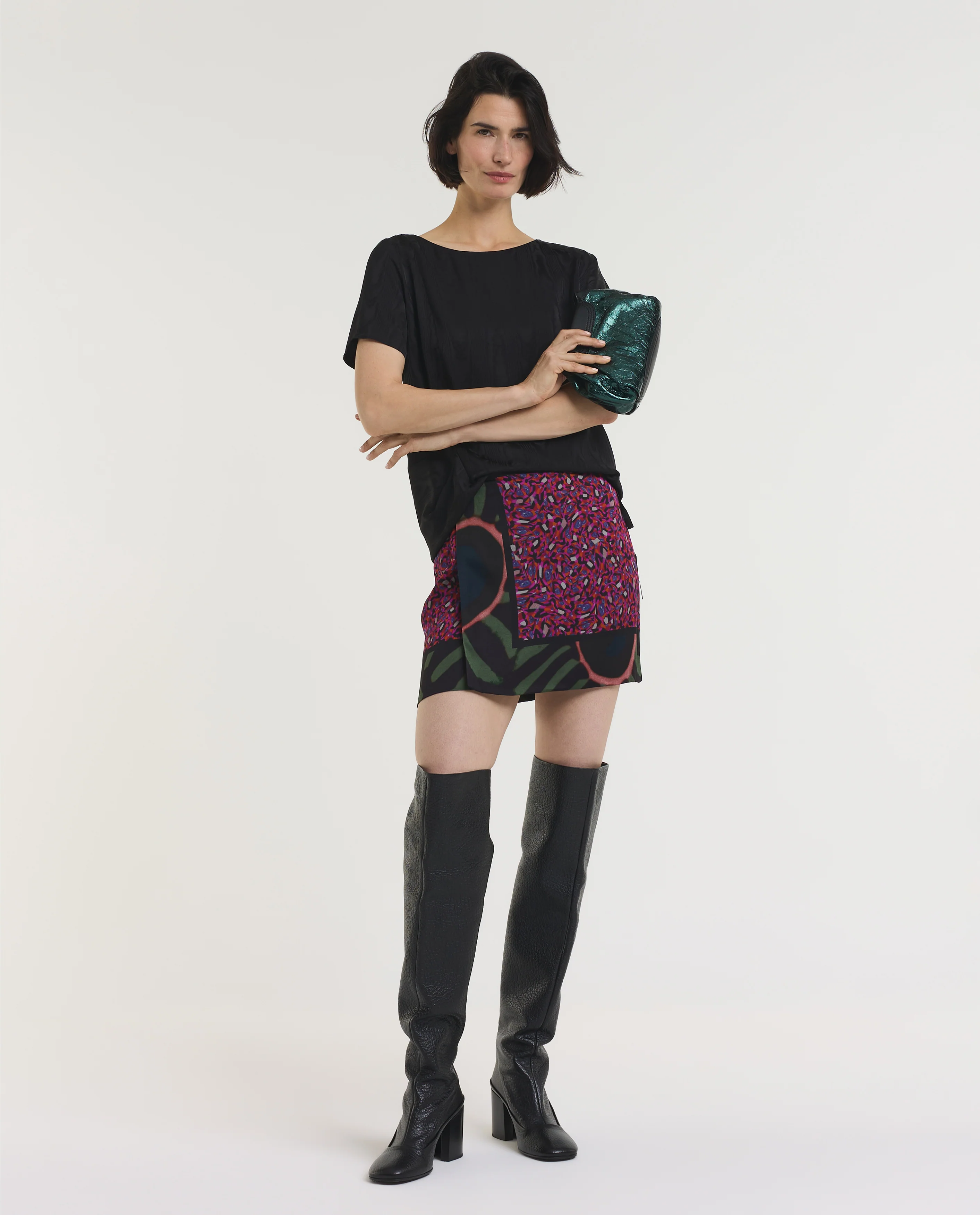 Moire Boot Hals Top - Image 3