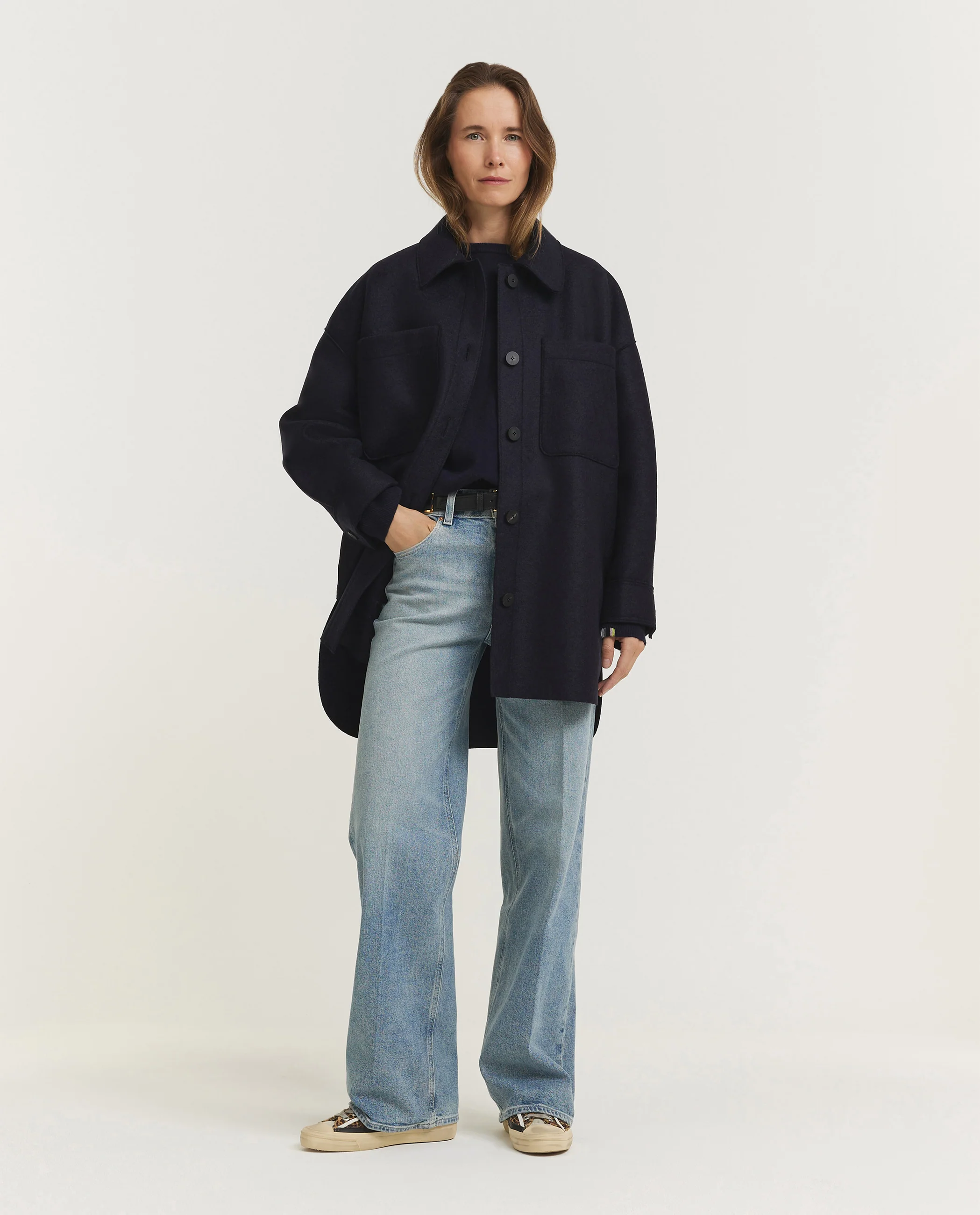 N°355 Tes Trui - Donkerblauw - Image 3