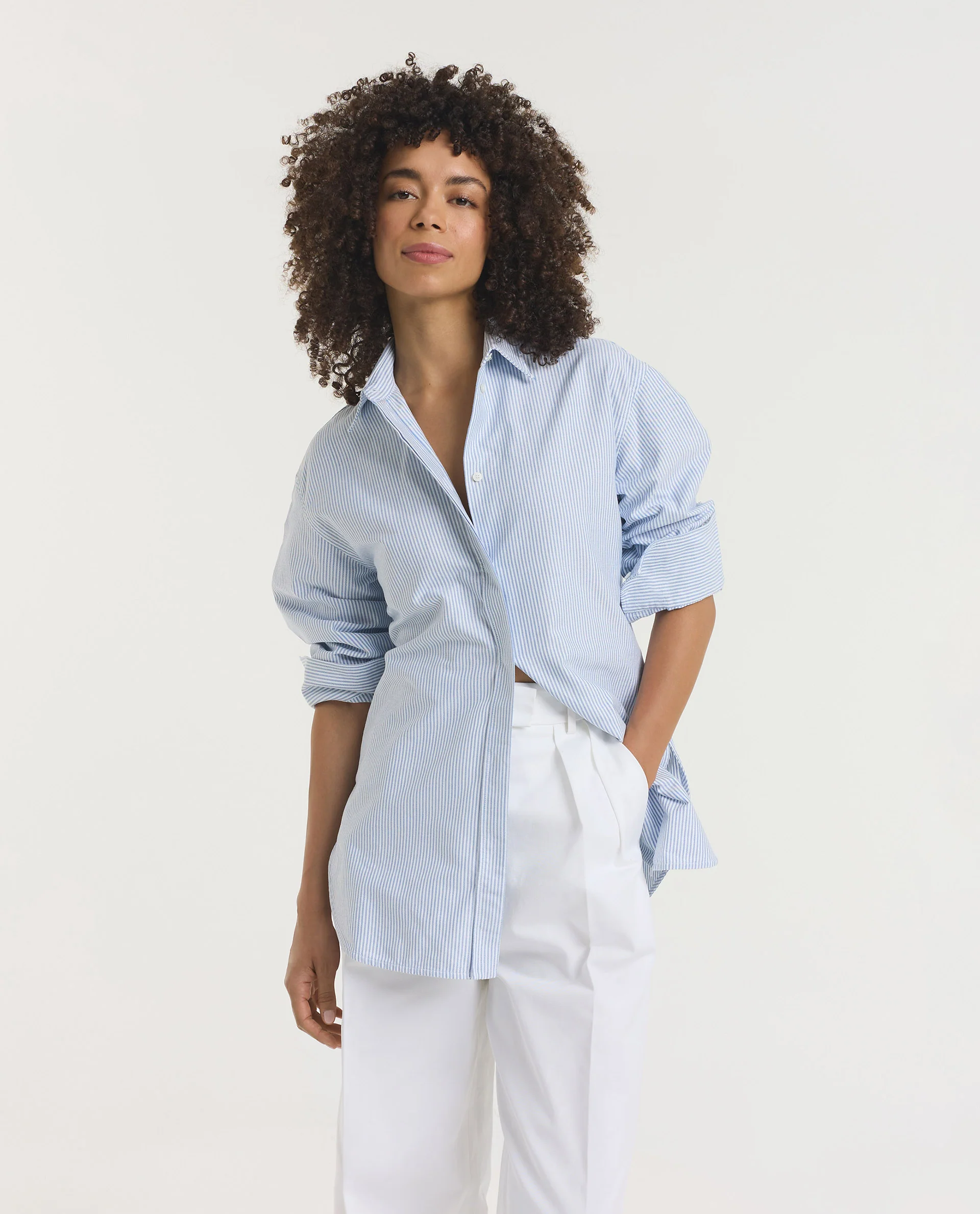 Oversized Katoenen Blouse