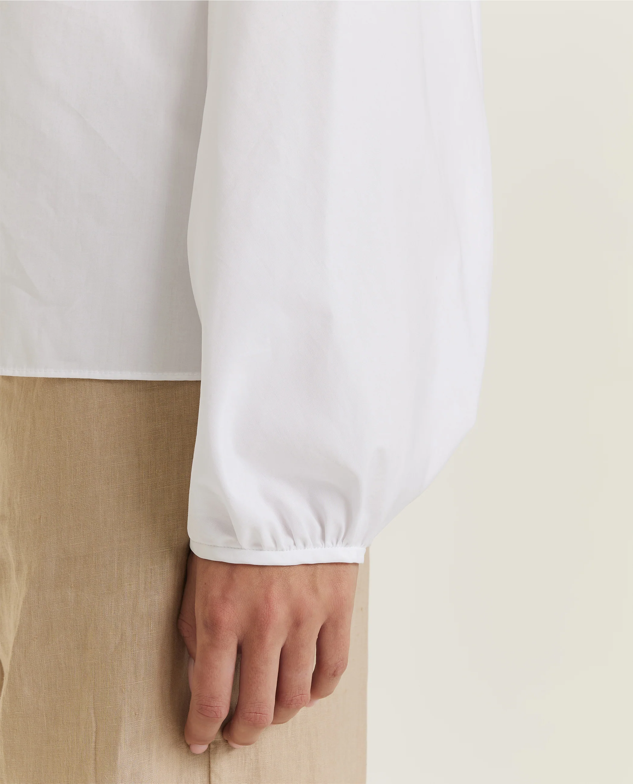 Oversized katoenen blouse - Image 2