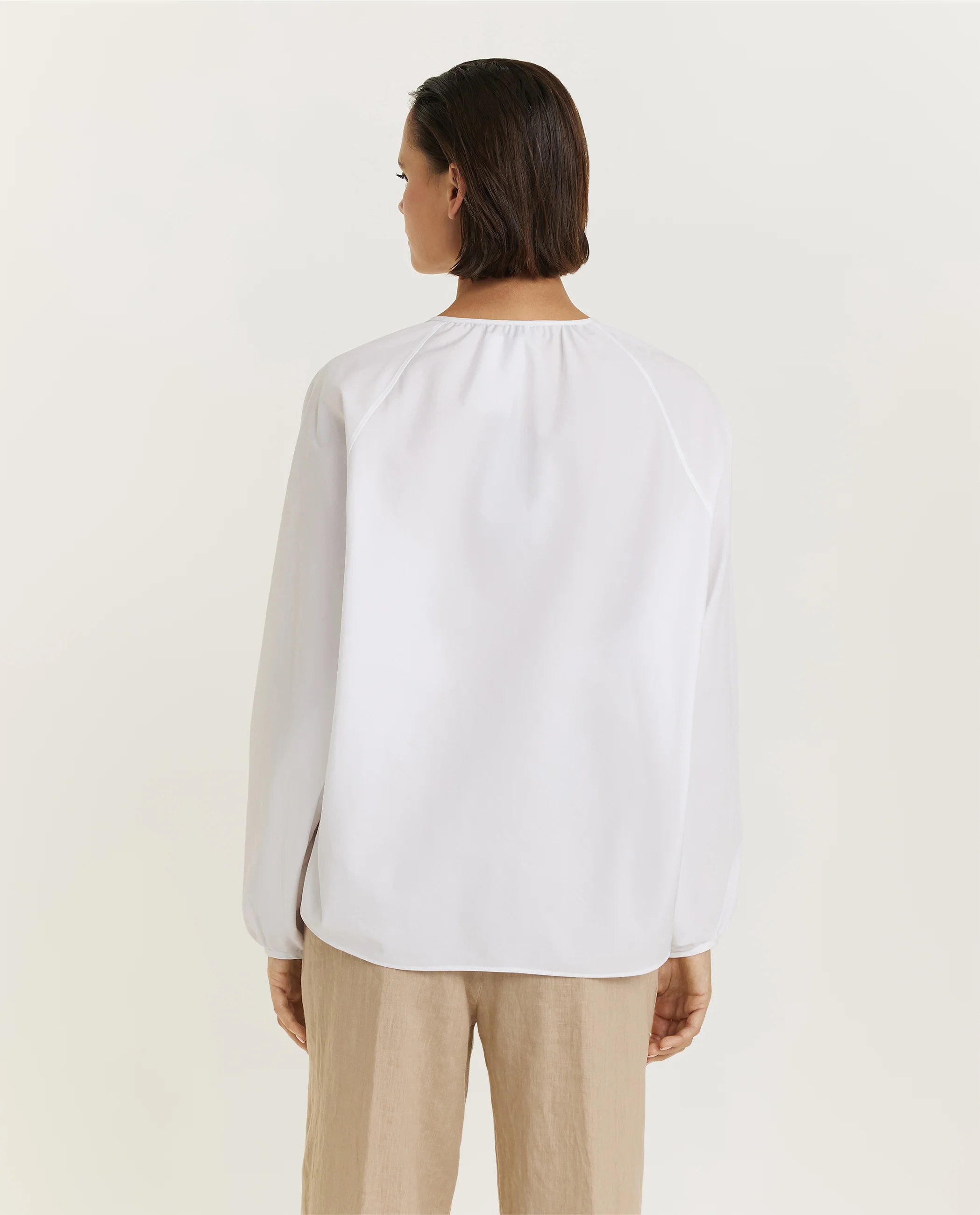 Oversized katoenen blouse - Image 5