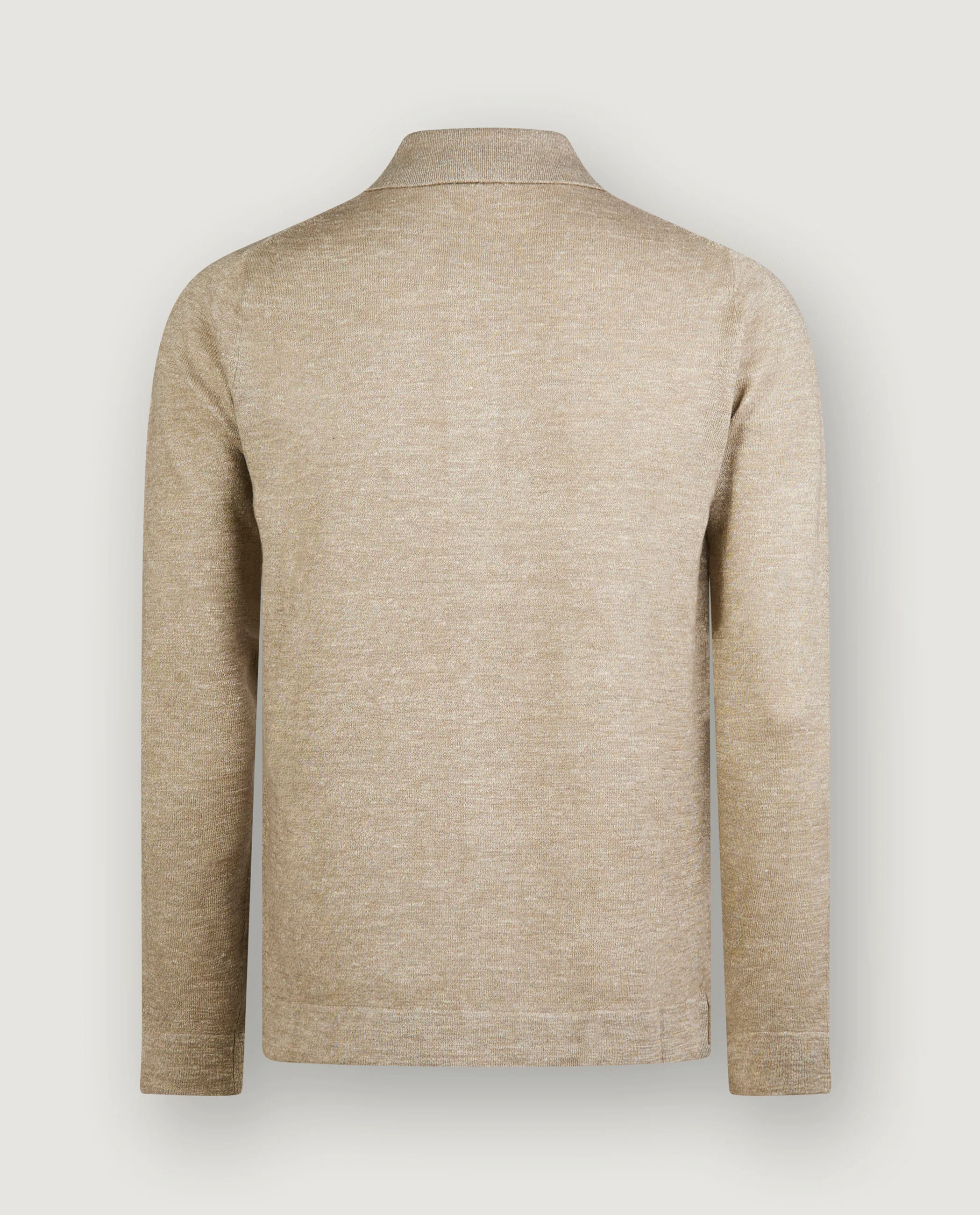 Polo Kraag Vest - Lichtbruin - Image 3