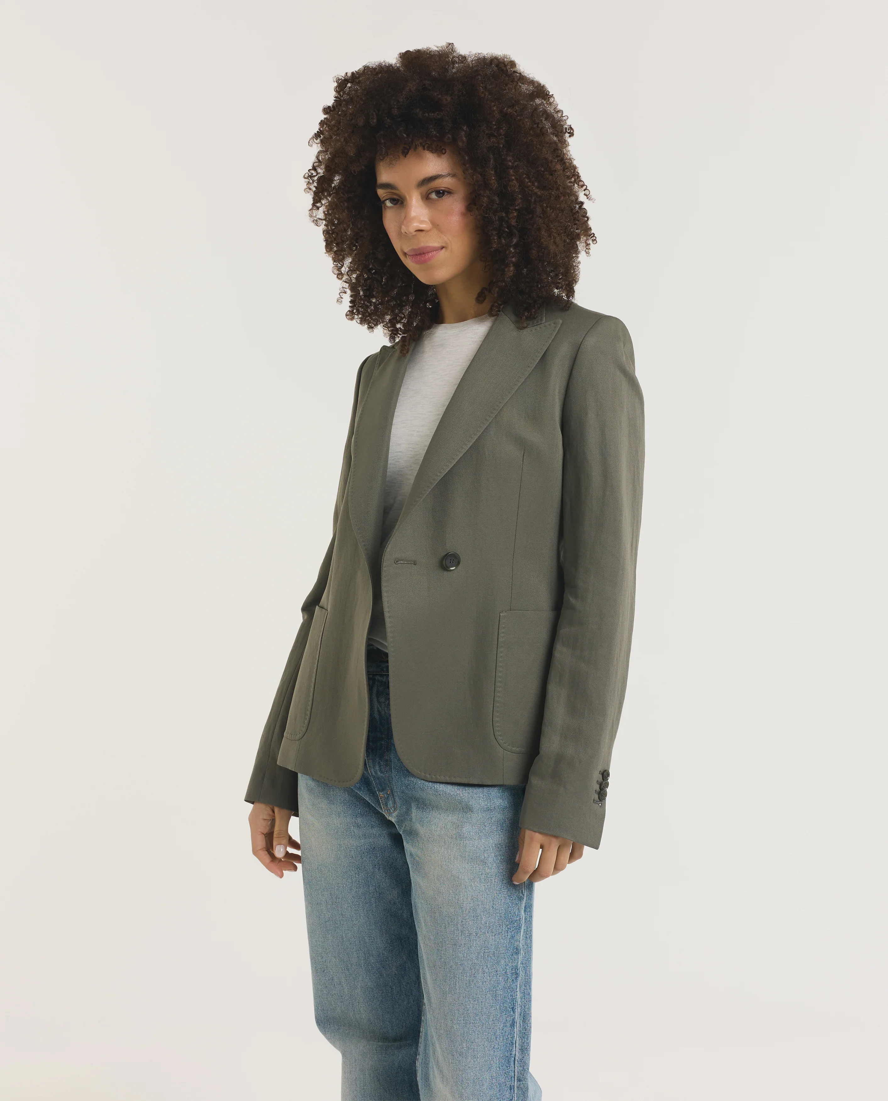 Ramie Mix Blazer - Image 4