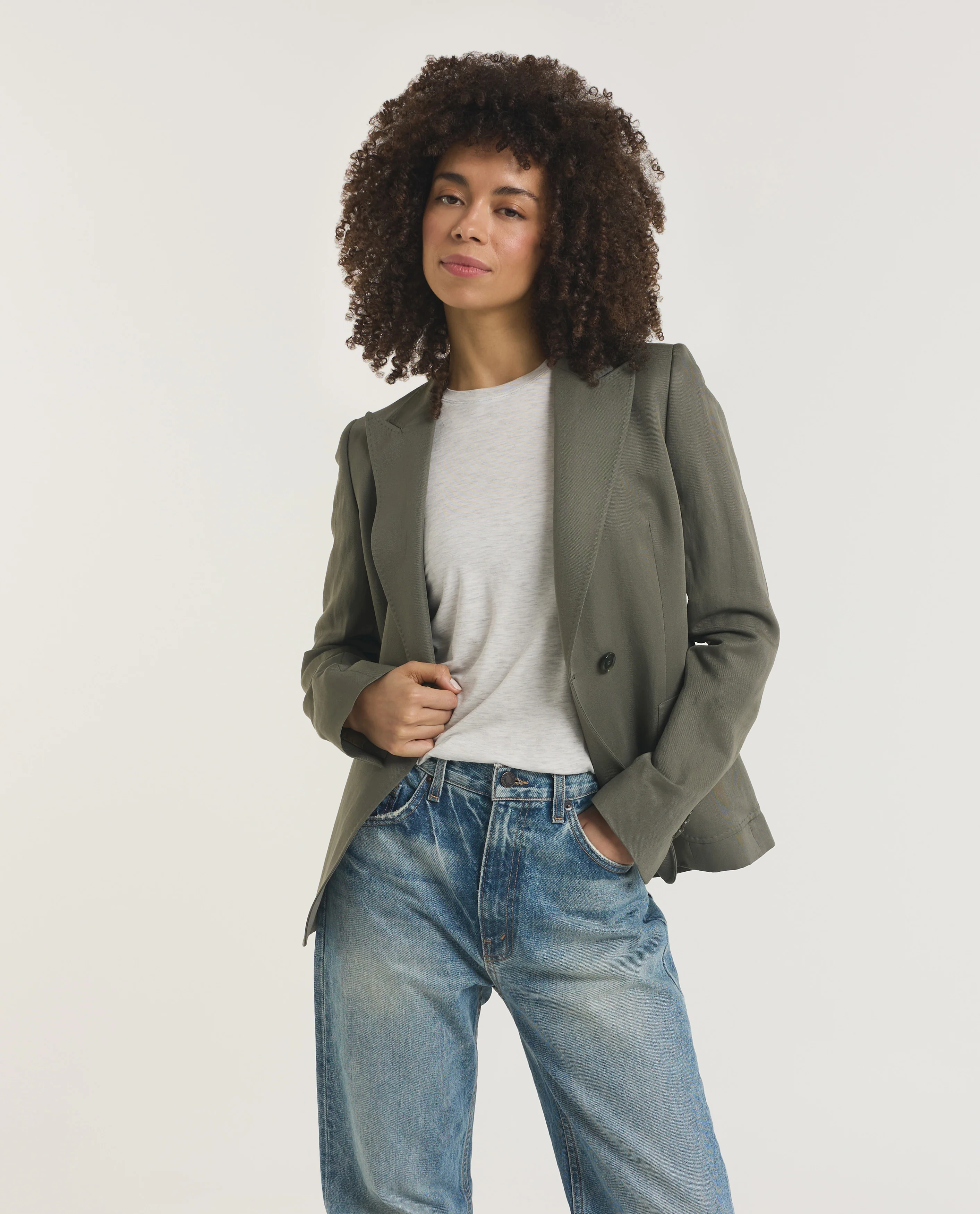 Ramie Mix Blazer - Image 6