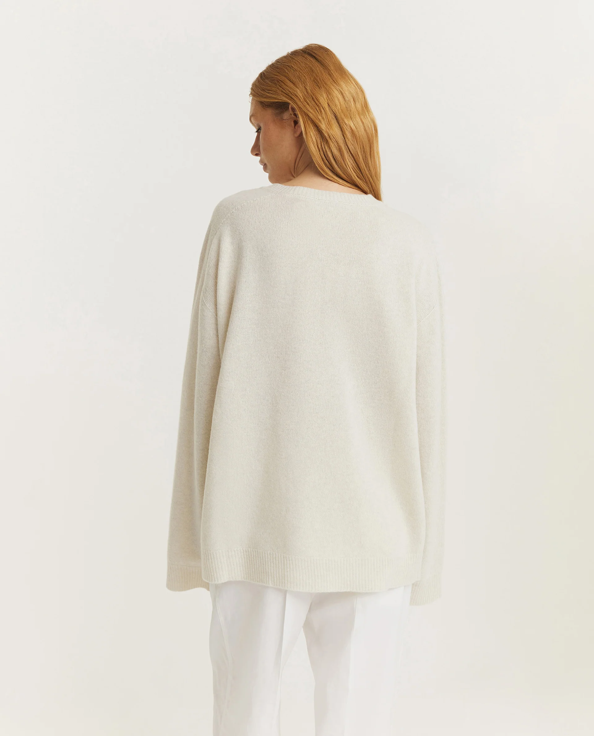 Relaxed V-Hals Sweater - Image 5