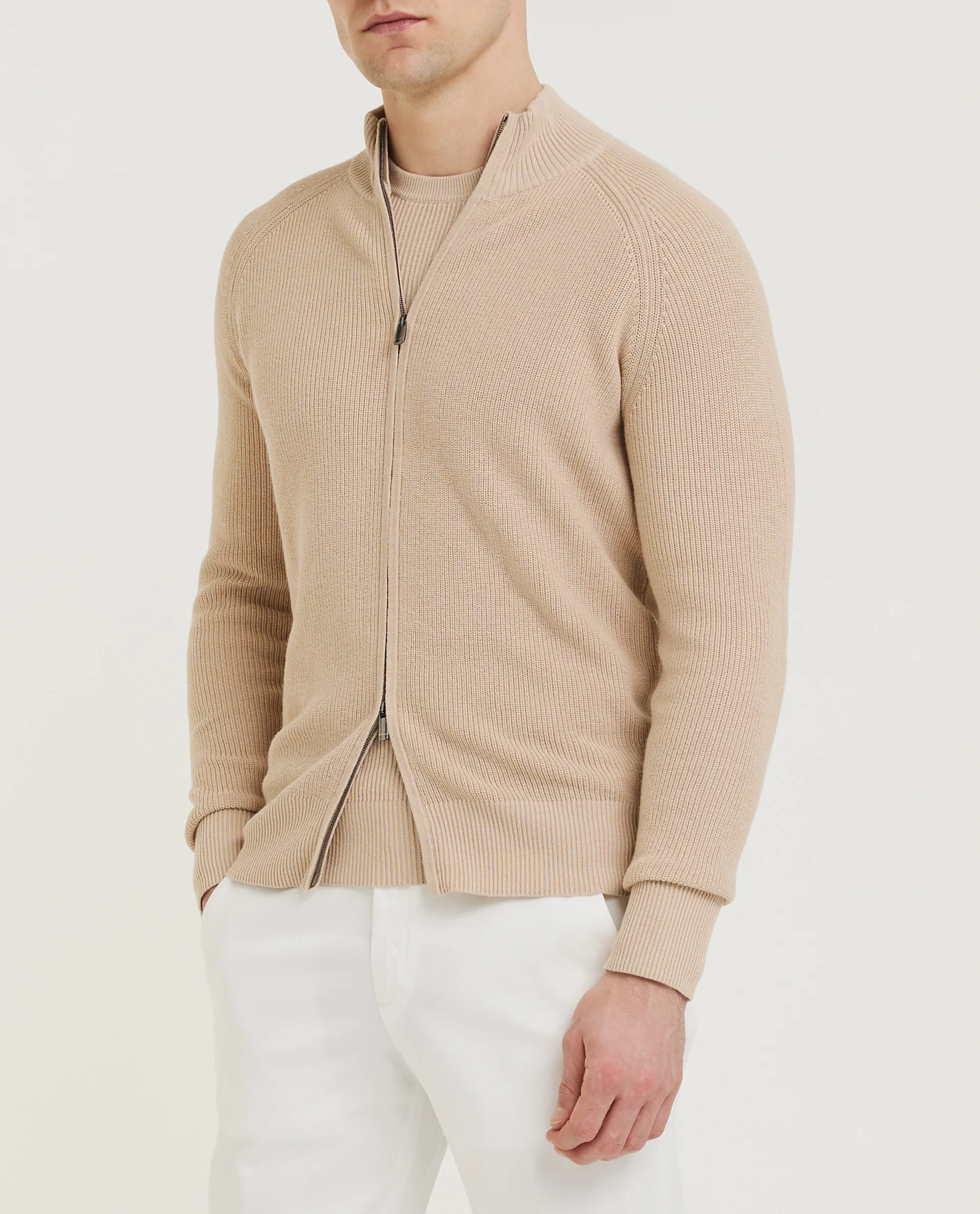 Rib Zip Vest - Image 3