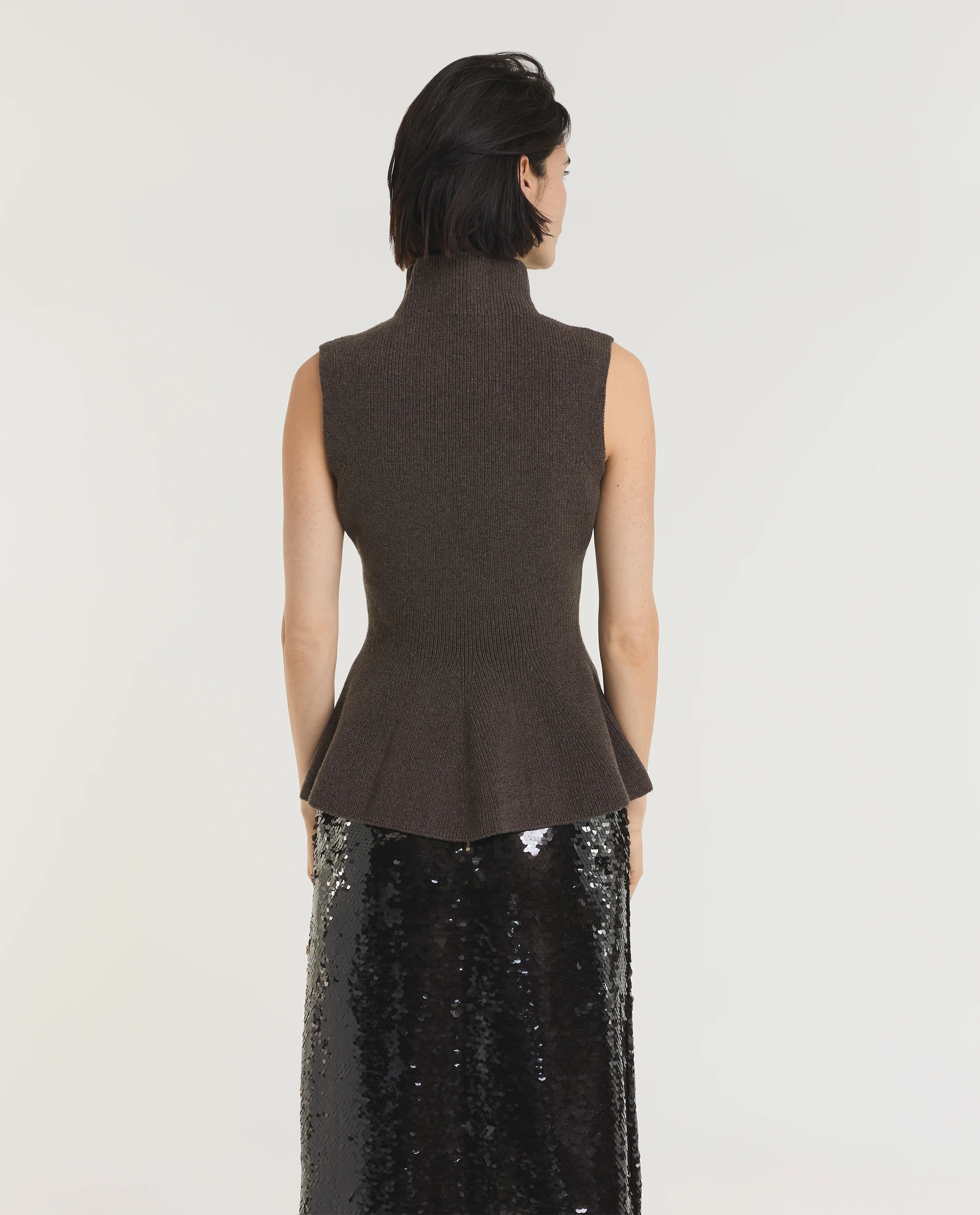 Sculptural Sleeveless Knit Top - Image 5