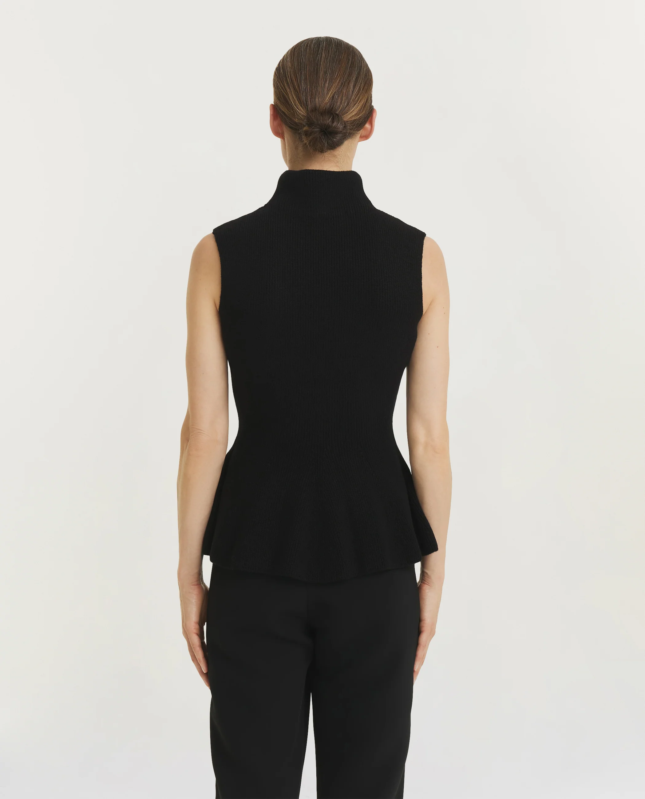 Sculptural Sleeveless Knit Top - Image 5