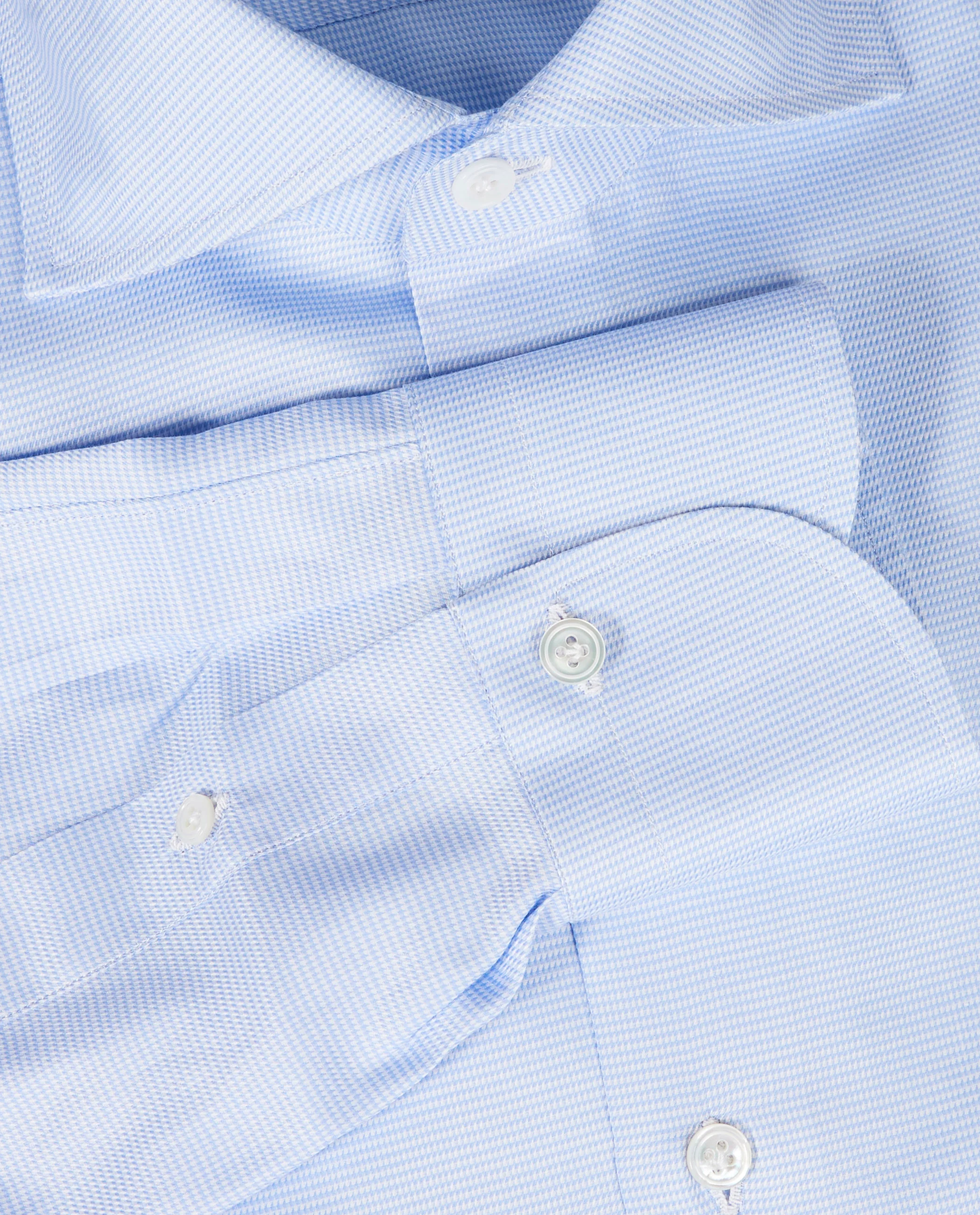 Sea-Island Katoen Shirt - Lichtblauw - Image 3