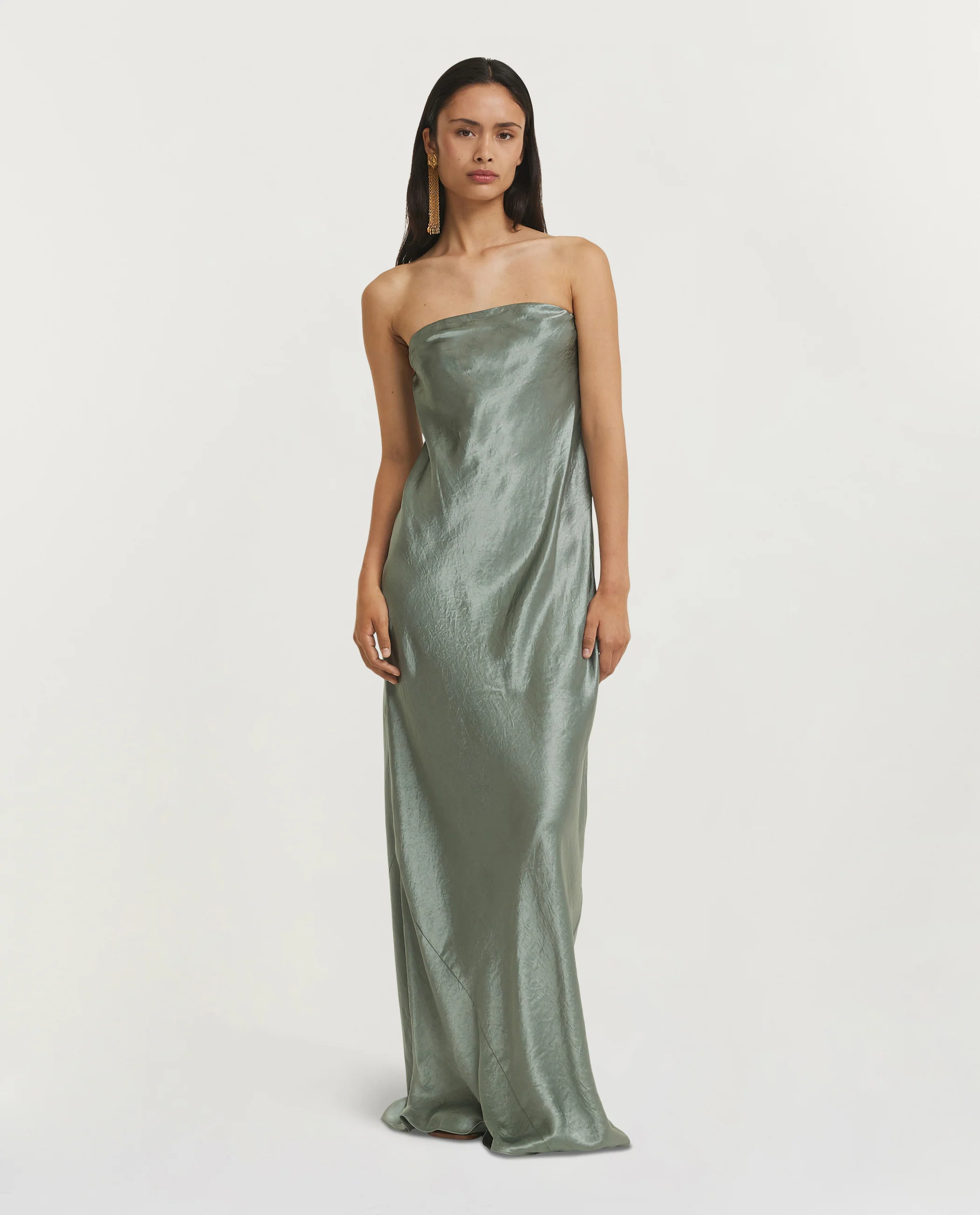 Strapless Maxi Jurk